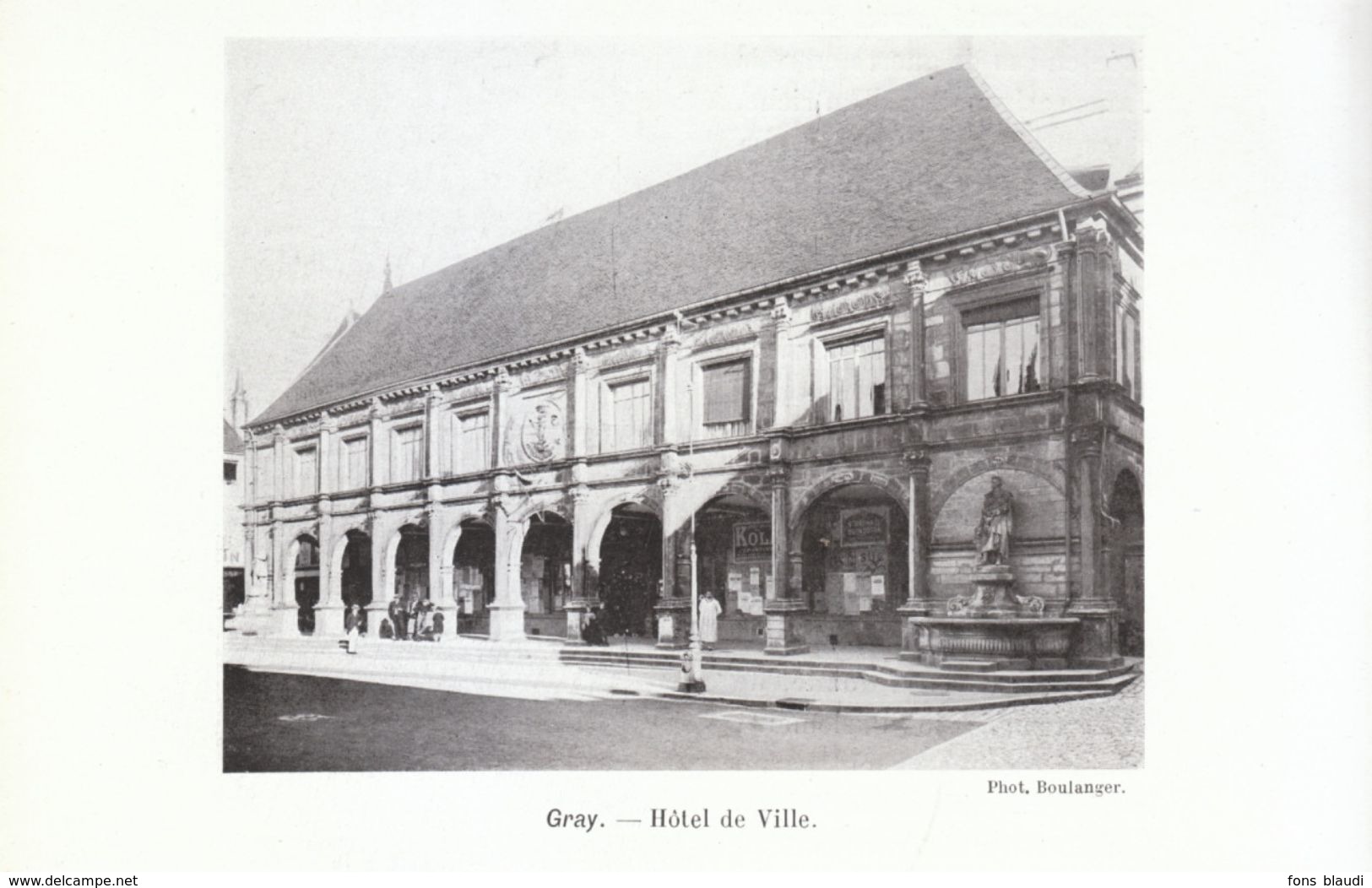 1914 - Iconographie - Gray (Haute-Saône) - L'hôtel De Ville - FRANCO DE PORT - Ohne Zuordnung