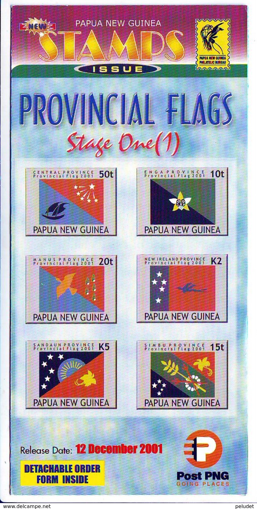 PROVINCIAL FLAGS 2001 BROCHURE PAPUA NEW GUINEA - Papouasie-Nouvelle-Guinée