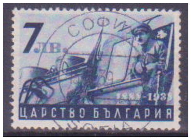 65-386 // BG - 1939   50 YEARS  BULGARIAN  RAILWAY  Mi 357 O - Usados