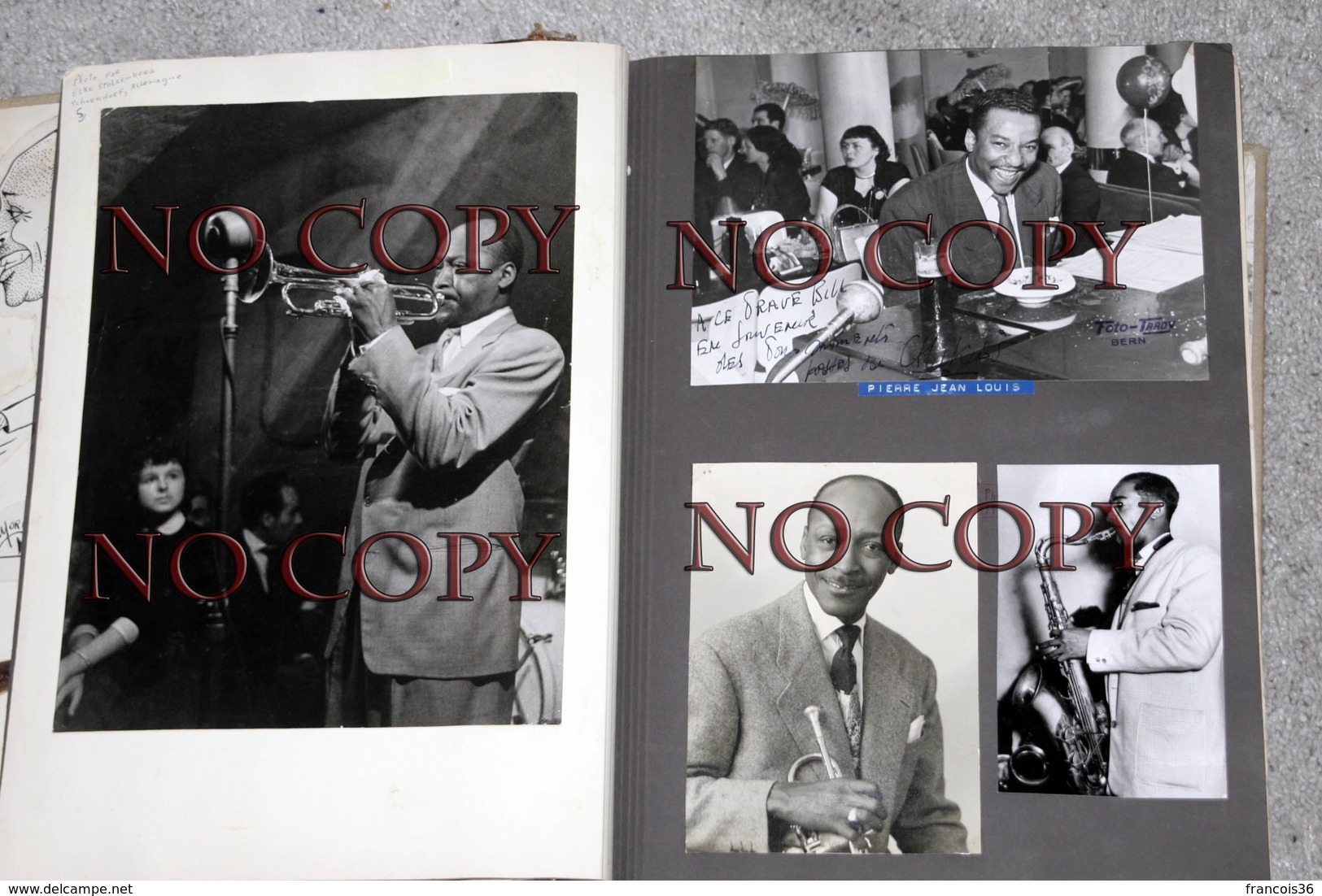 ALBUM De 377 Photographies Collection Privée De Bill Coleman Avec Louis Armstrong Ray Charles - Jazz Swing Blues 50s 60s - Célébrités