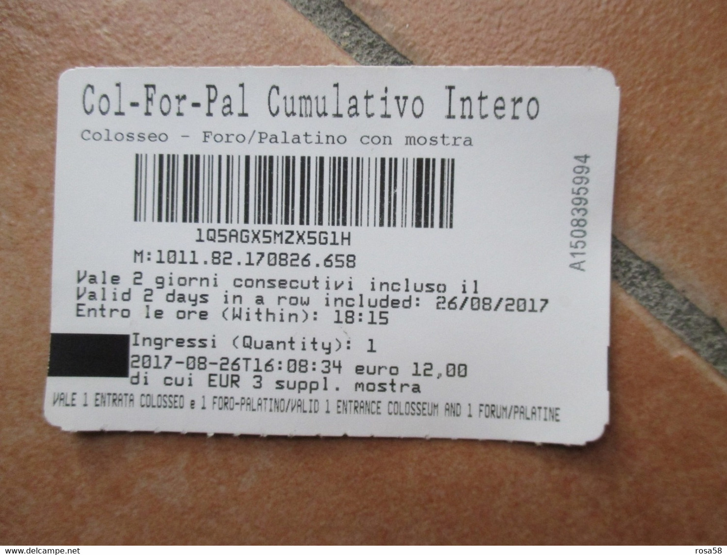 Colosseo Fori Imperiali Palatino Biglietto Cumulativo - Tickets - Entradas