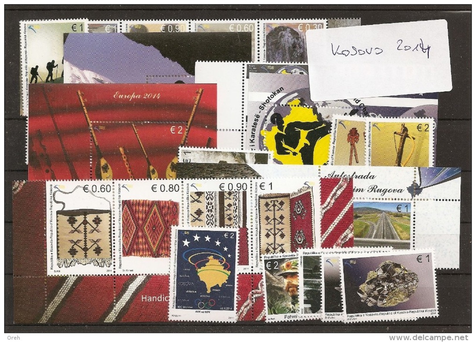 KOSOVO 2014,COMPLETE YEAR,MNH - Kosovo