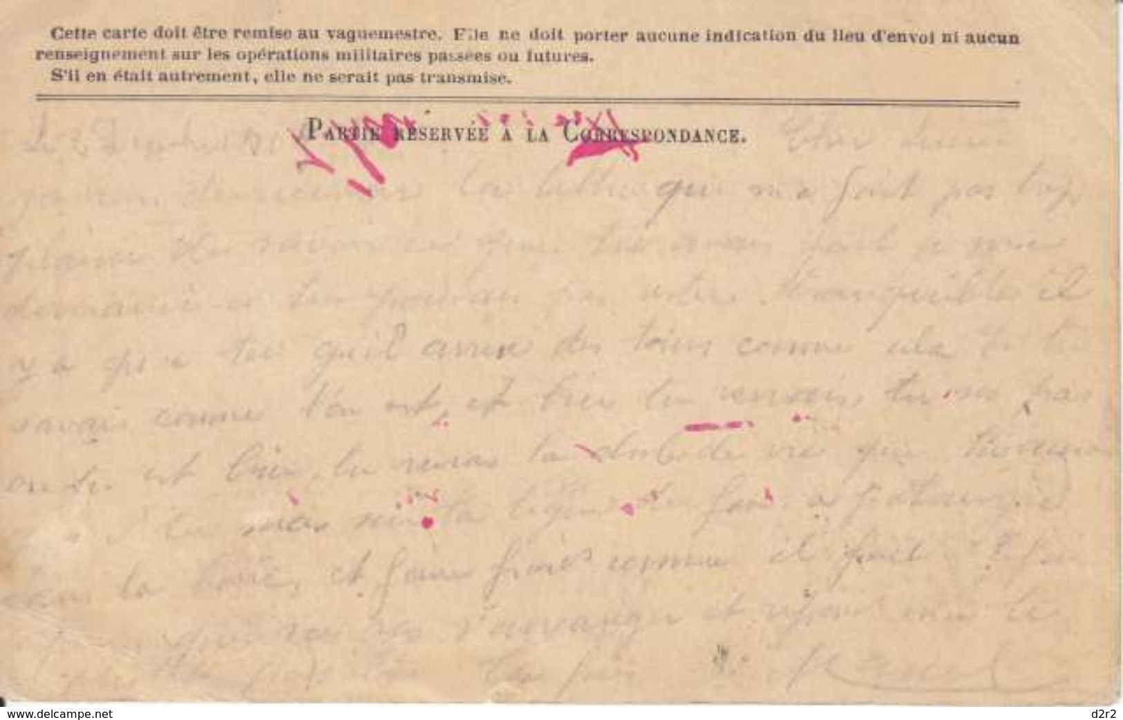 CORRESPONDANCE DES ARMEES DE LA REPUBLIQUE - CARTE DE FRANCHISE - 3.12.1915 - Lettres & Documents