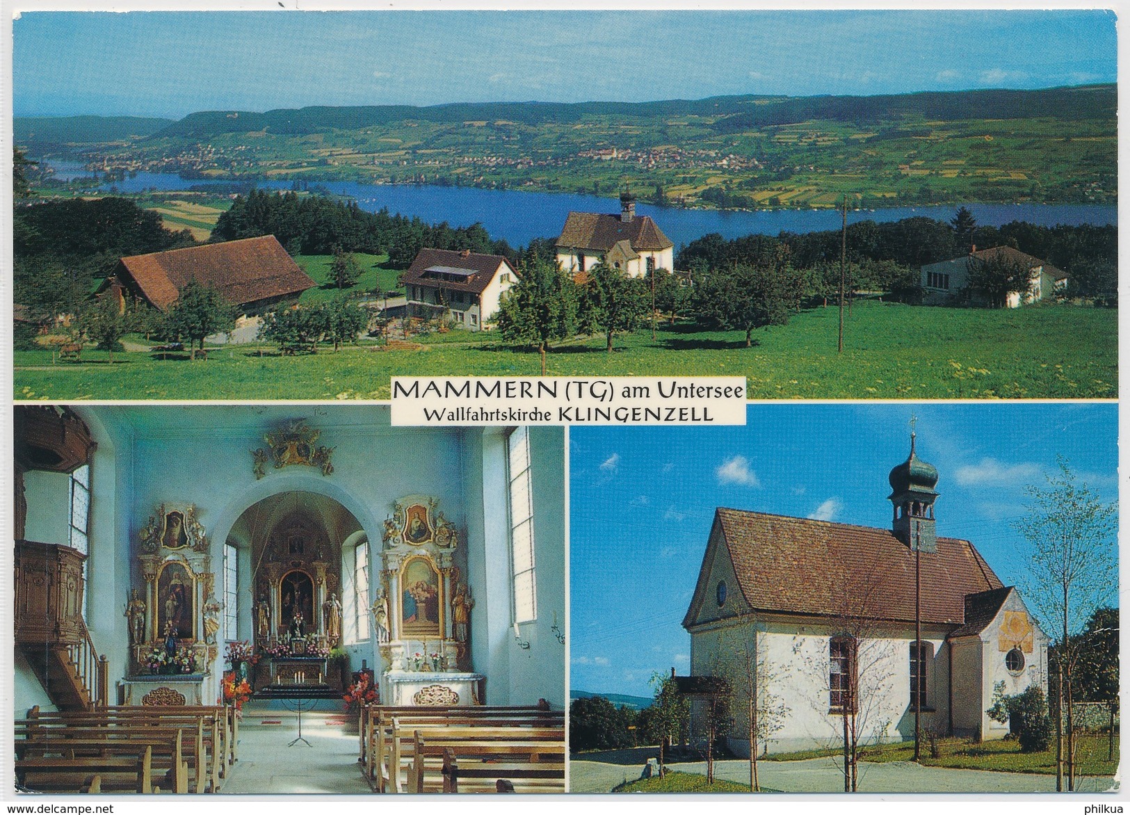 1977 - Mammern (TG) Am Untersee - Wallfahrtskirche Klingenzell -Restaurant Klingenzellerhof- Gelaufen - Mammern