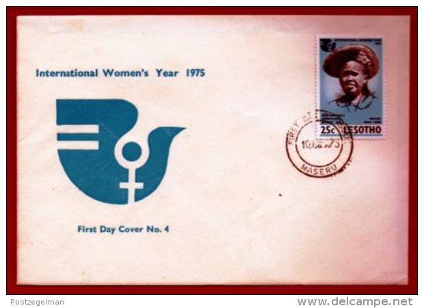 LESOTHO, 1975, Mint F.D.C., MI 190, International Woman Year, F3416 - Lesotho (1966-...)