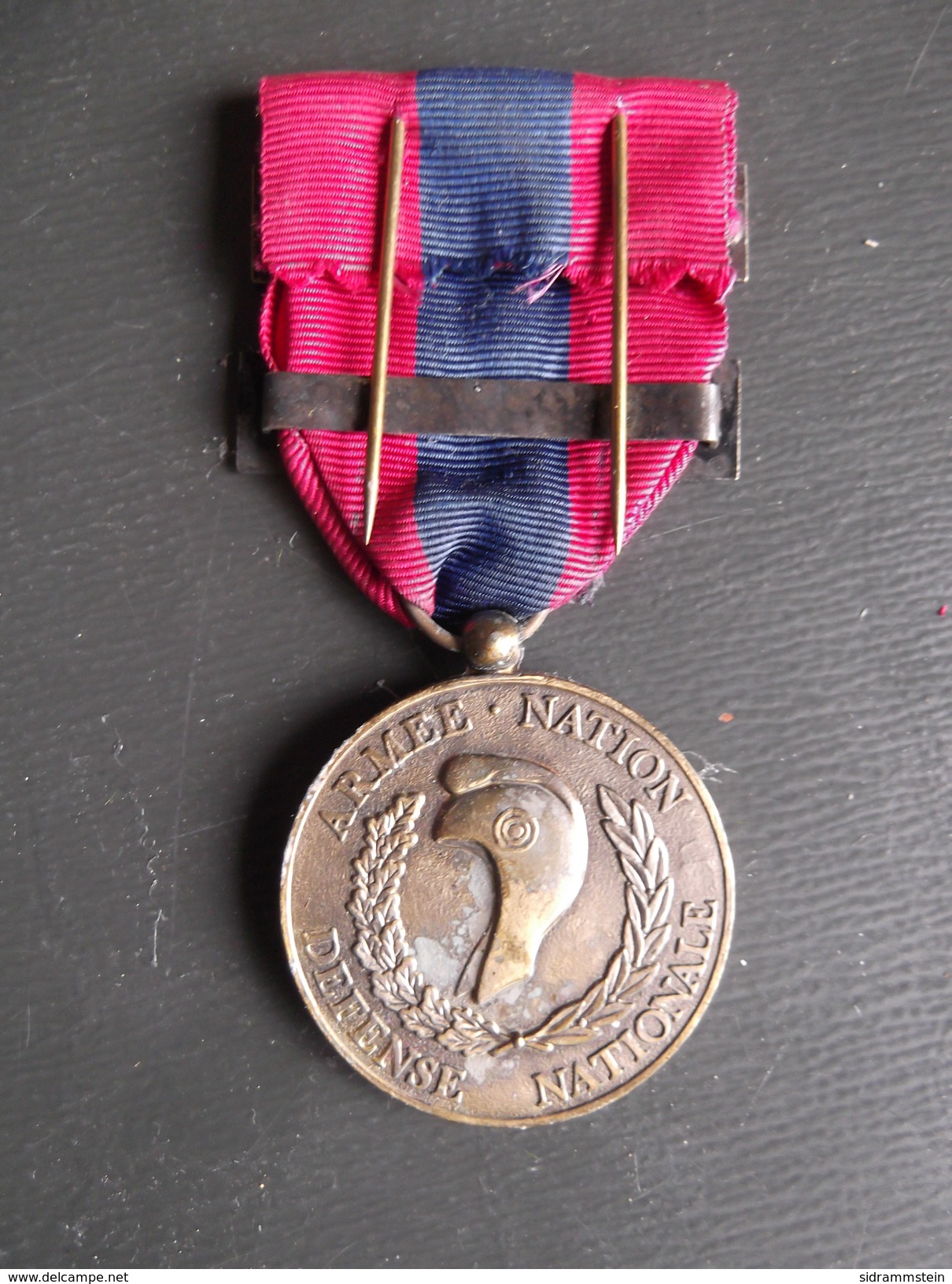 Médaille Et Barette .batiment De Combat - France