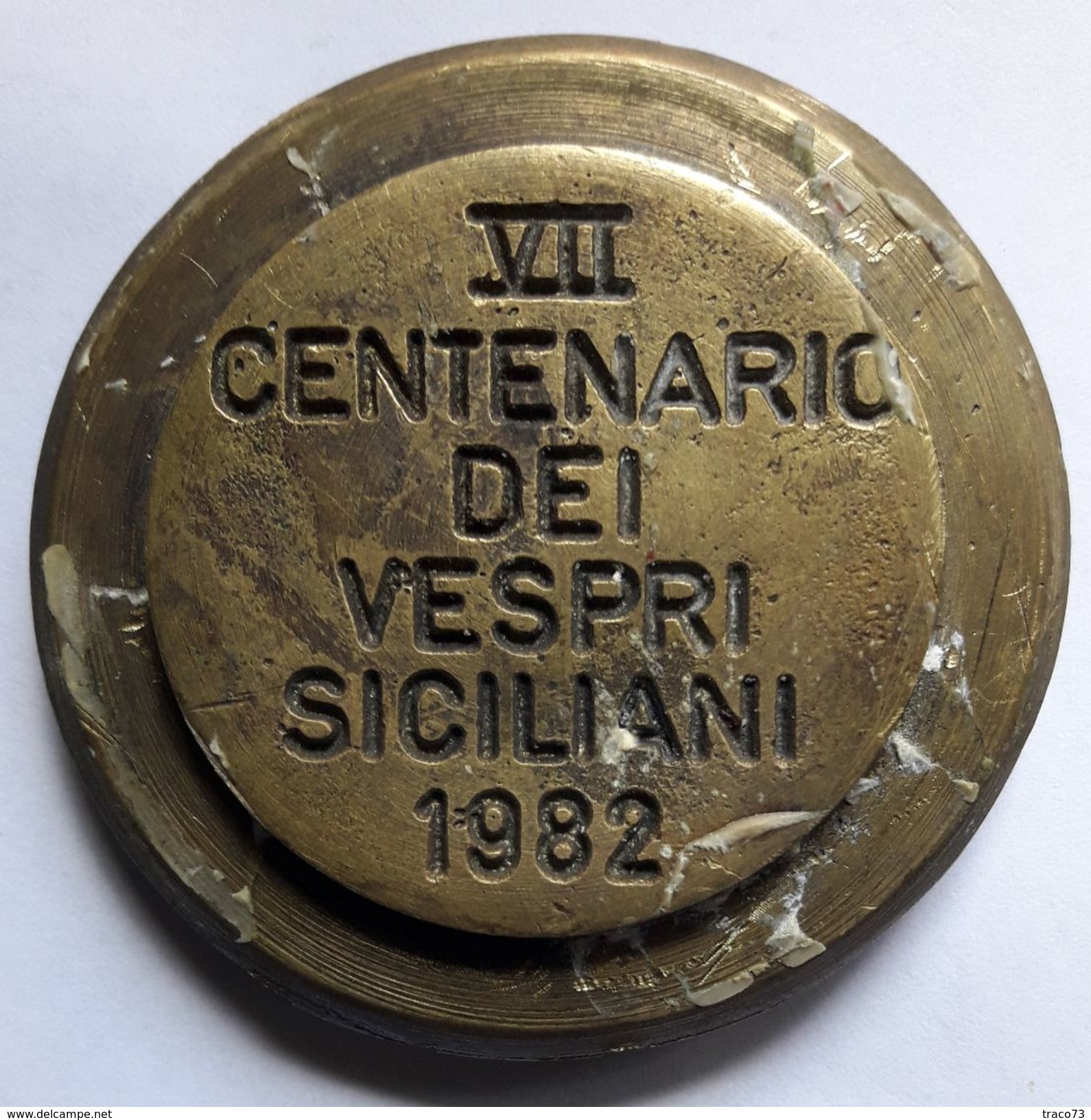 GENNARO _ Incisore   /  Medaglia " VII CENTENARIO DEI VESPRI SICILIANI " - Altri & Non Classificati