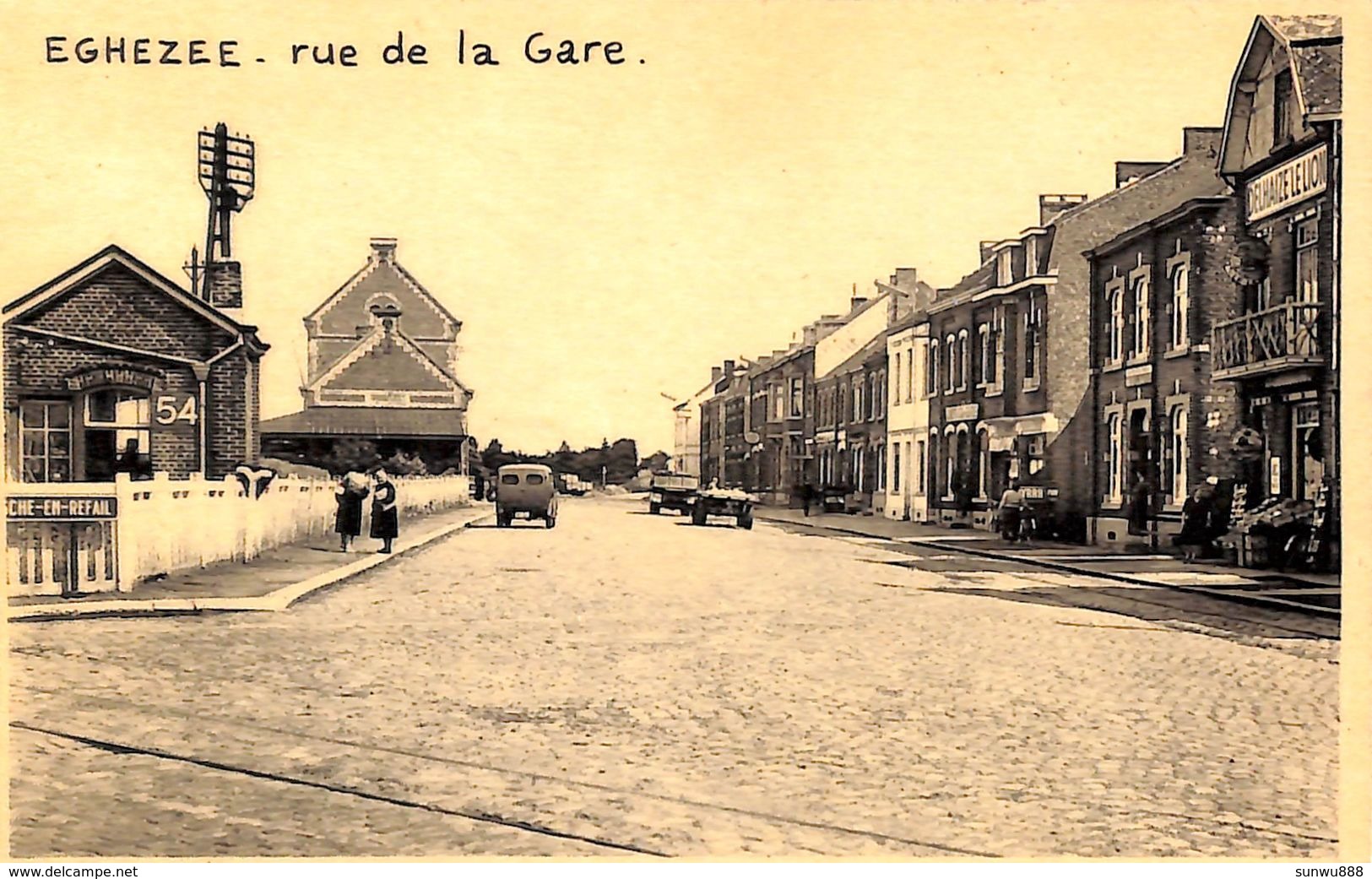 Eghezée - Rue De La Gare (animée, Delhaize Le Lion) - Eghezee