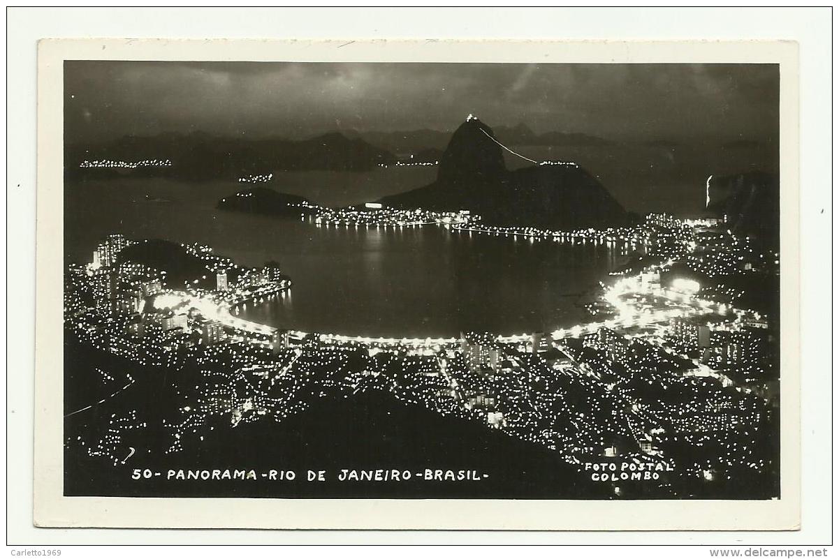 RIO DE JANEIRO - PANORAMA - FOTO POSTAL COLOMBO VIAGGIATA  FP - Rio De Janeiro