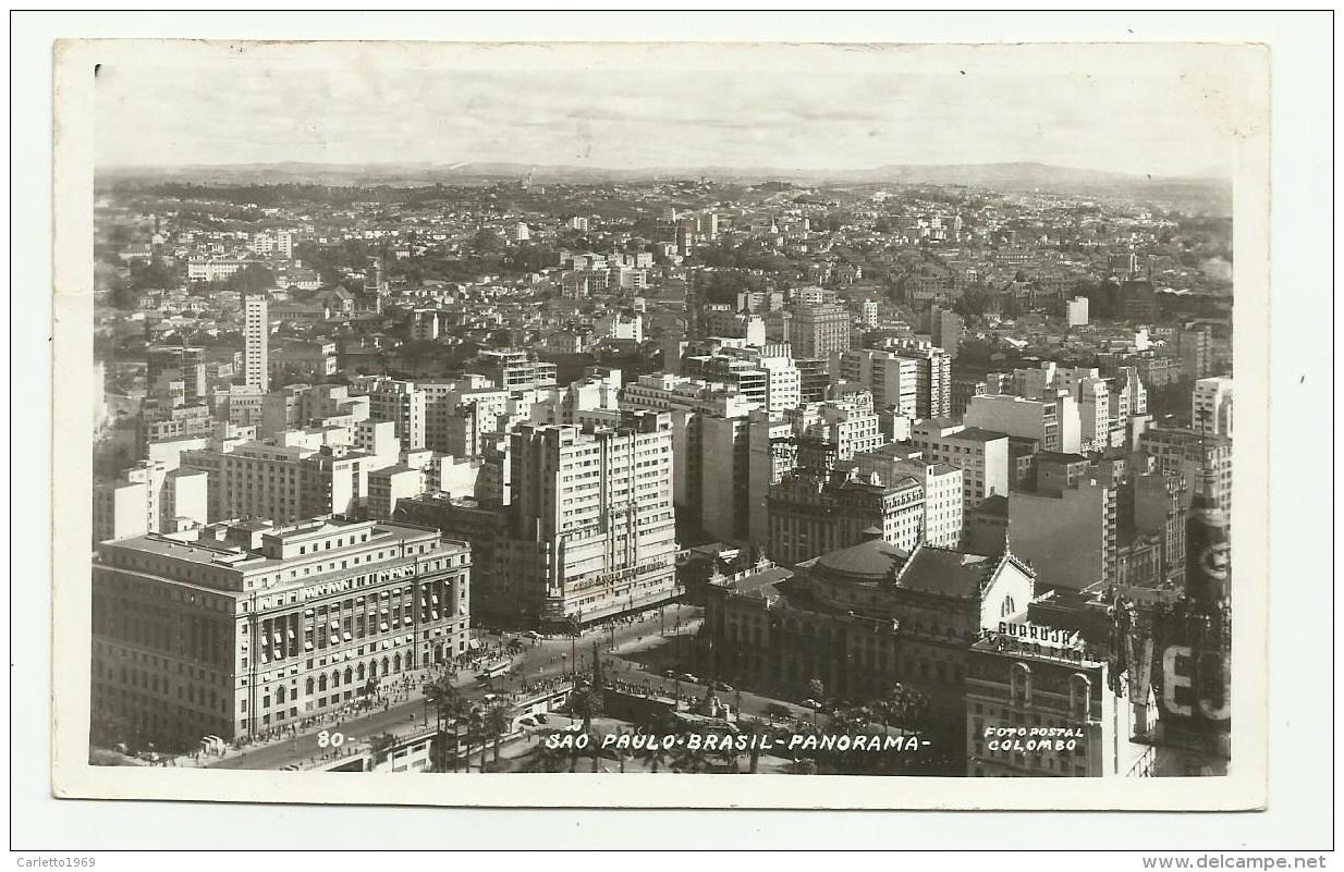 SAO PAULO - PANORAMA - FOTO POSTAL COLOMBO  VIAGGIATA FP - São Paulo