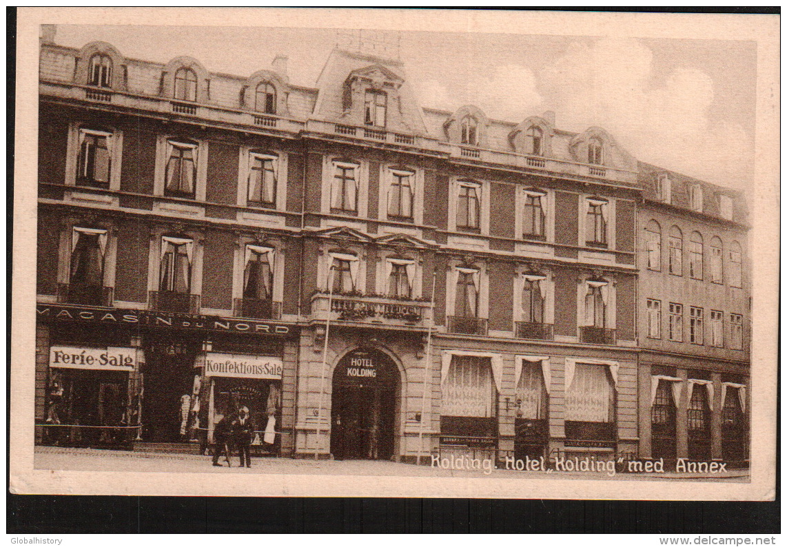 DD1956  DENMARK  KOLDING HOTEL KOLDING MED ANNEX   POSTCARD - Danemark