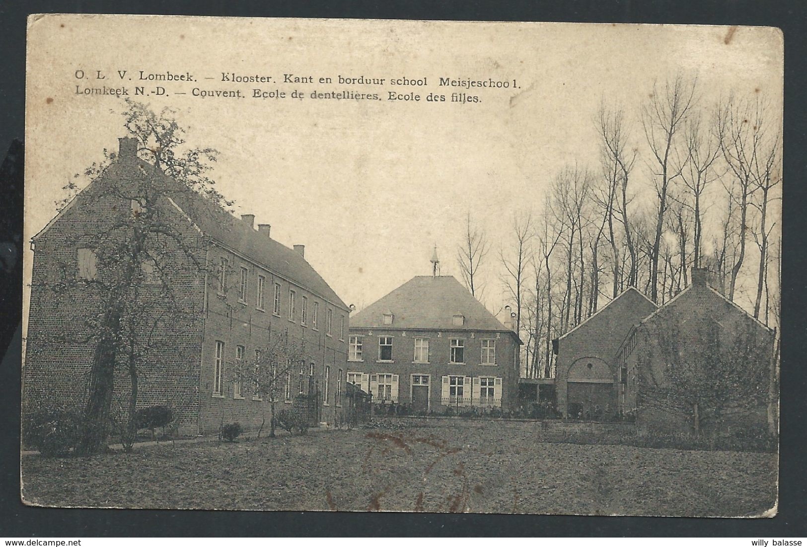 +++ CPA - O.L.V. LOMBEEK - Klooster - Couvent - Ecole De Dentellières - Ecole Des Filles - Kant En Borduur School  // - Roosdaal