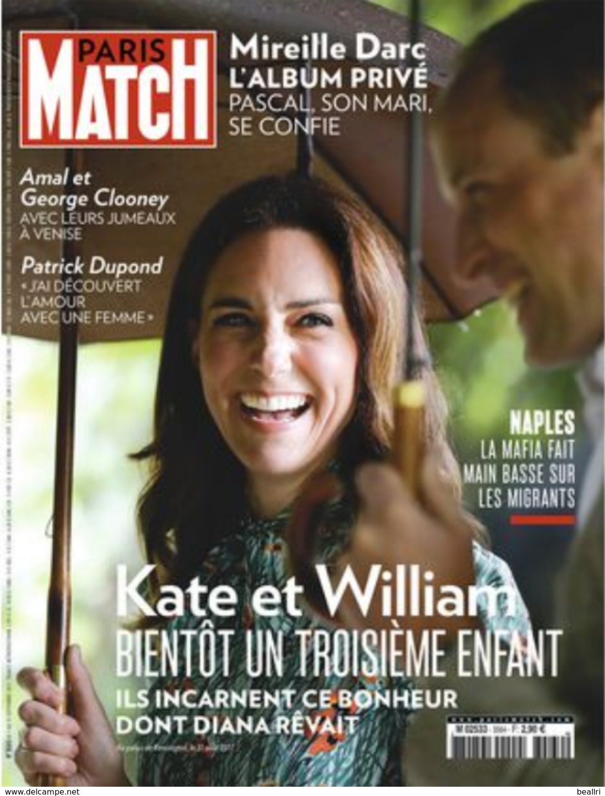 Paris Match N° 3564 - Kate Et William - 7 Septembre 2017 - General Issues