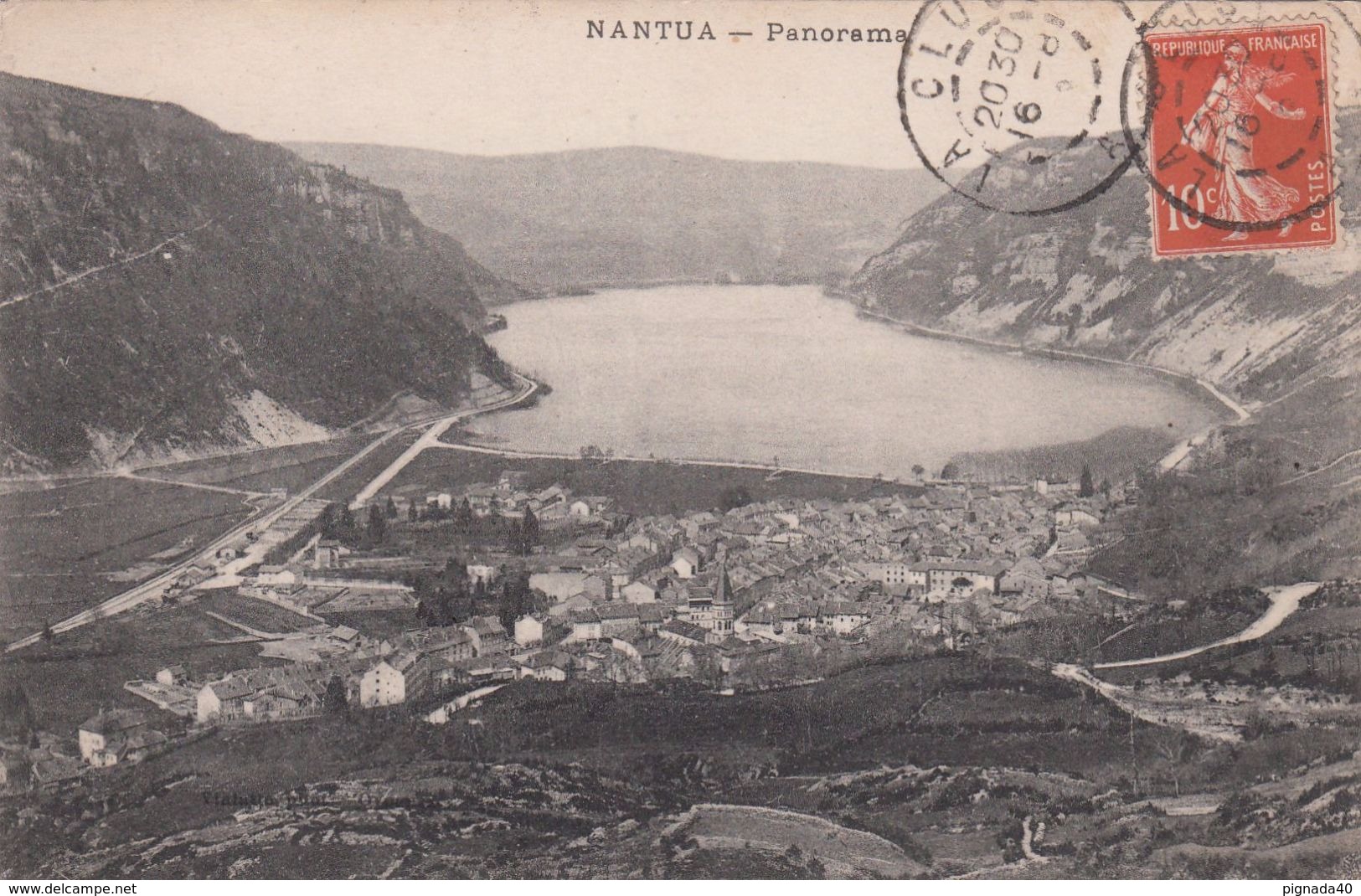 Cp , 01 , NANTUA , Panorama - Nantua