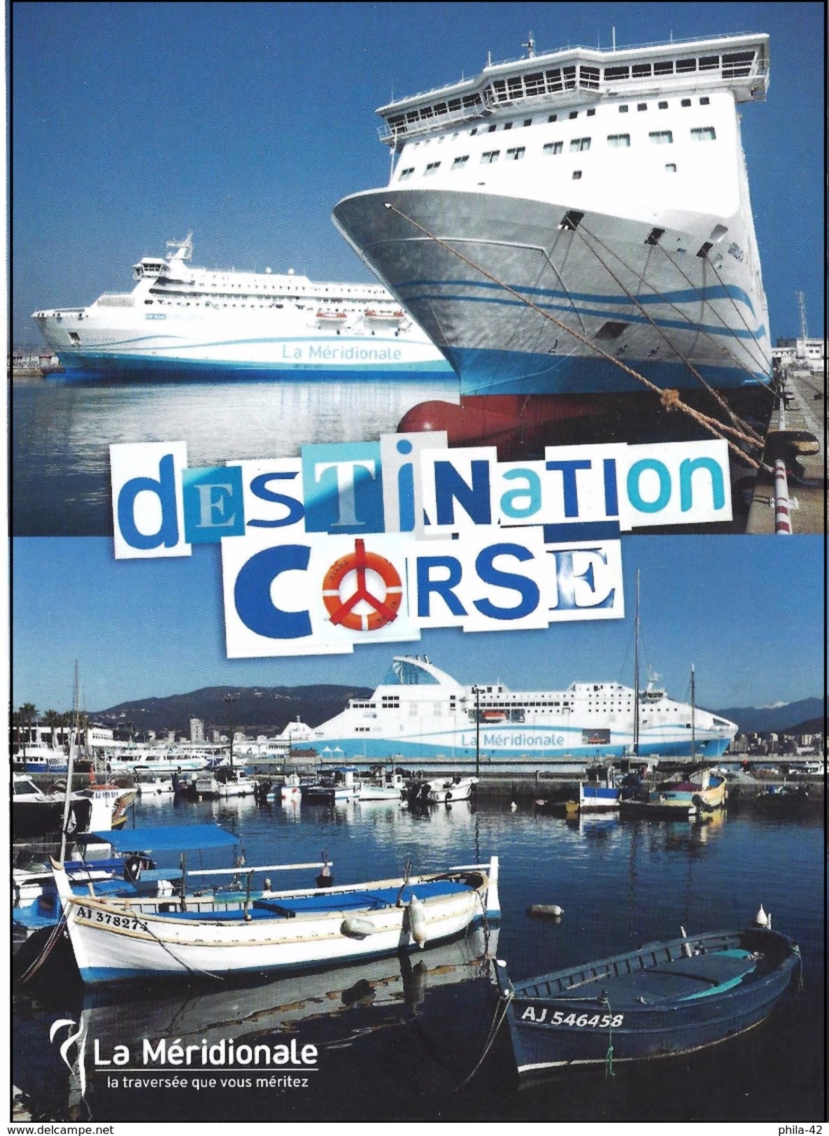 CPM Of Corsica - Ferries Of Meridionale Compagny ( New Postcard ) - Ferries