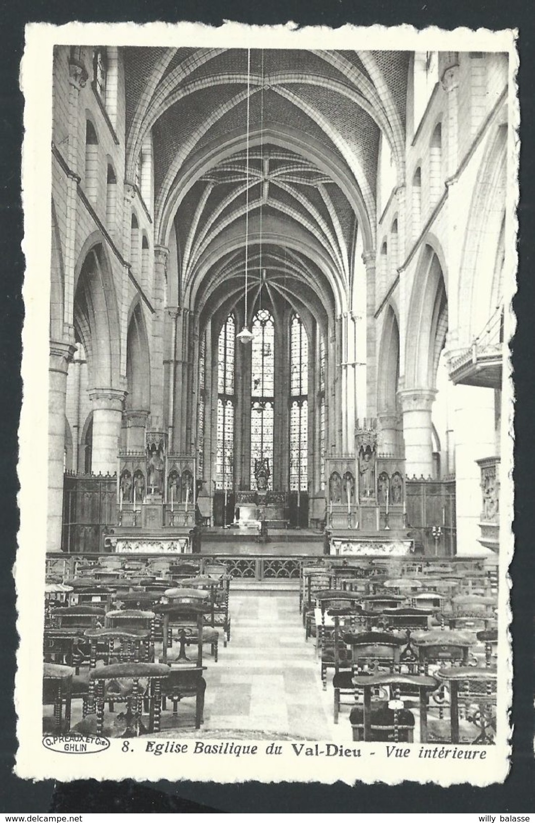 +++ CPA - Eglise Basilique Du VAL DIEU - Vue Intérieure   // - Herve