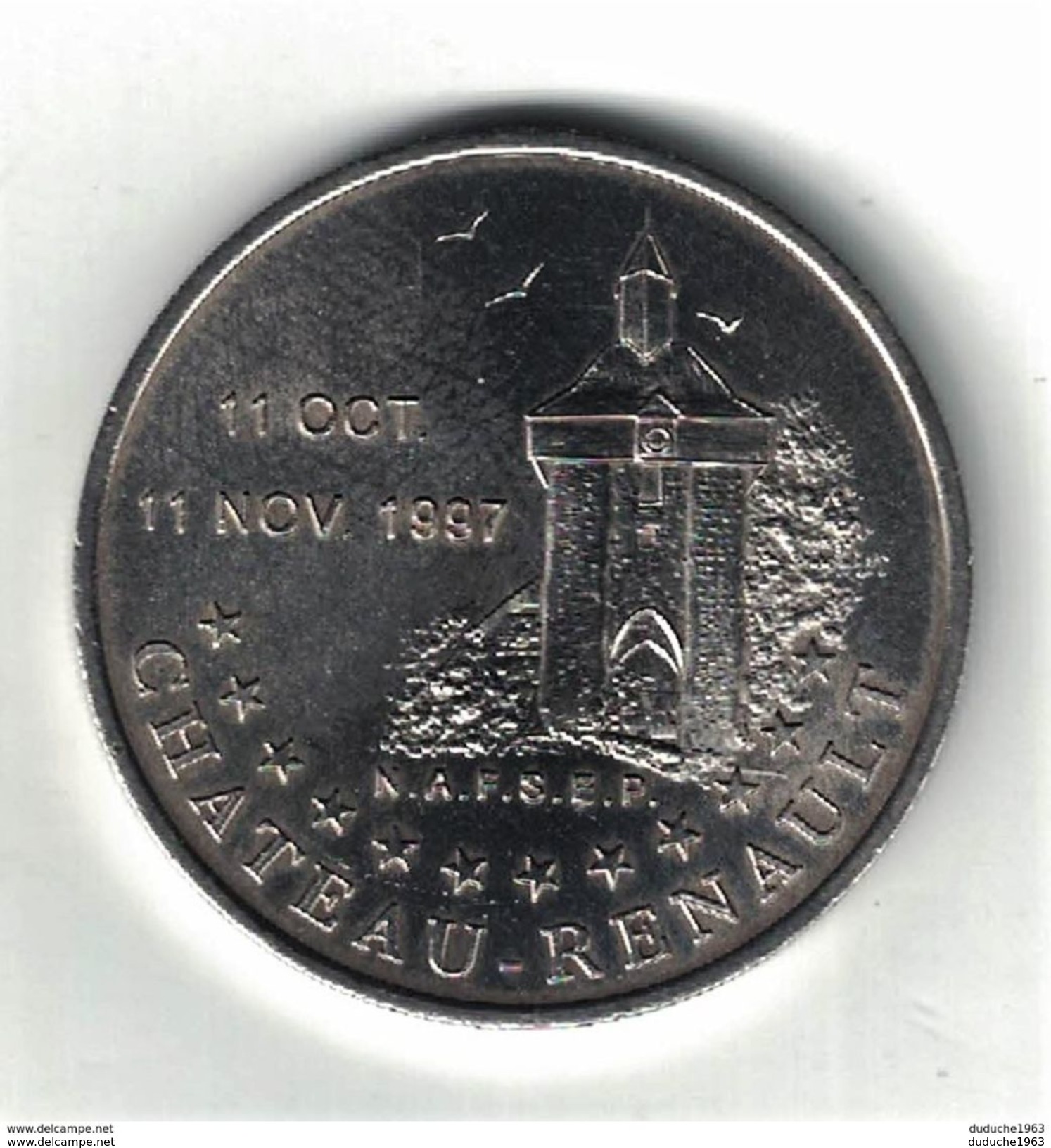 2 Euro Des Villes -  Château Renault 1997 Tours Et Touraine - Euros Of The Cities