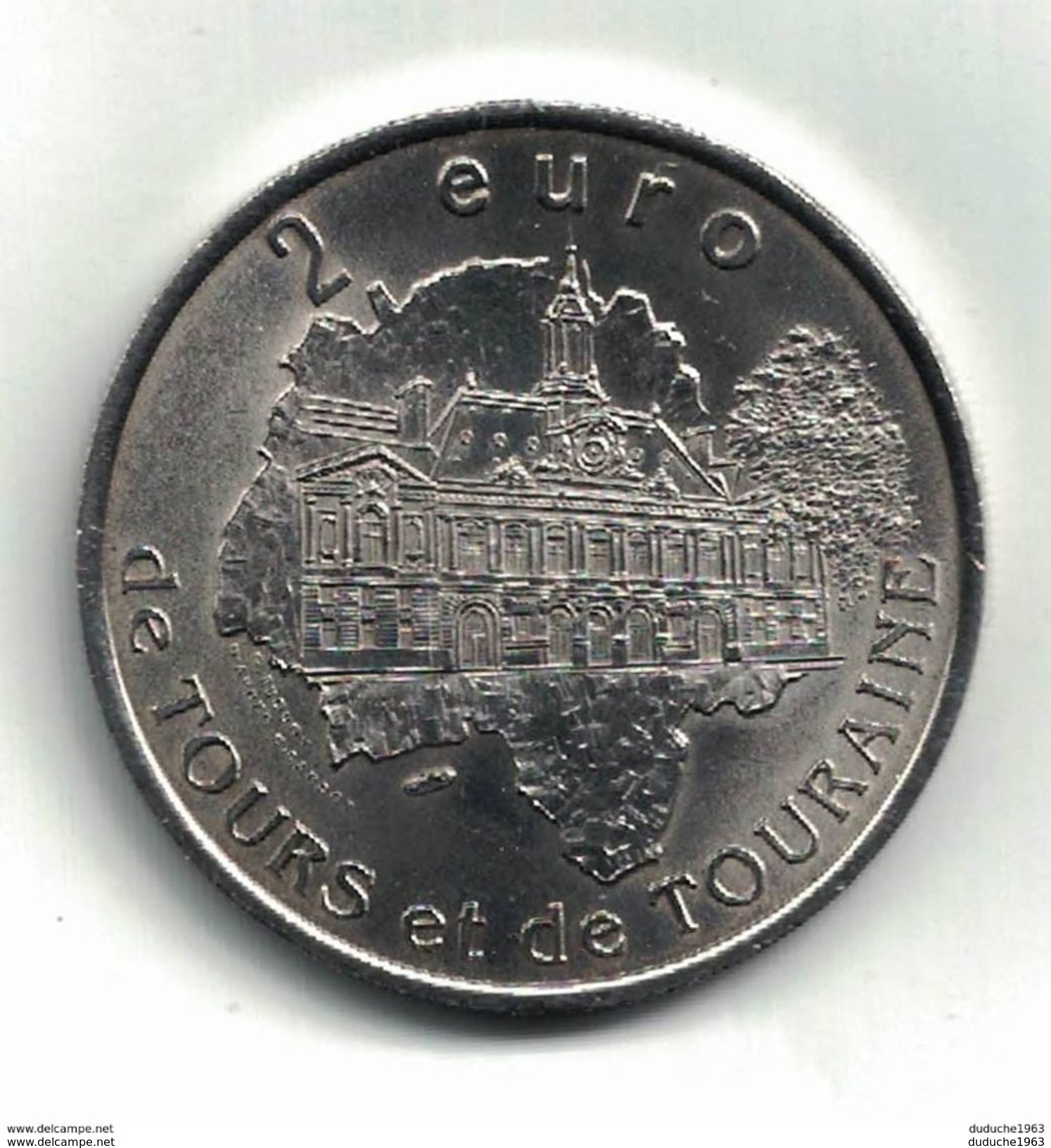 2 Euro Des Villes -  Château Renault 1997 Tours Et Touraine - Euros Of The Cities