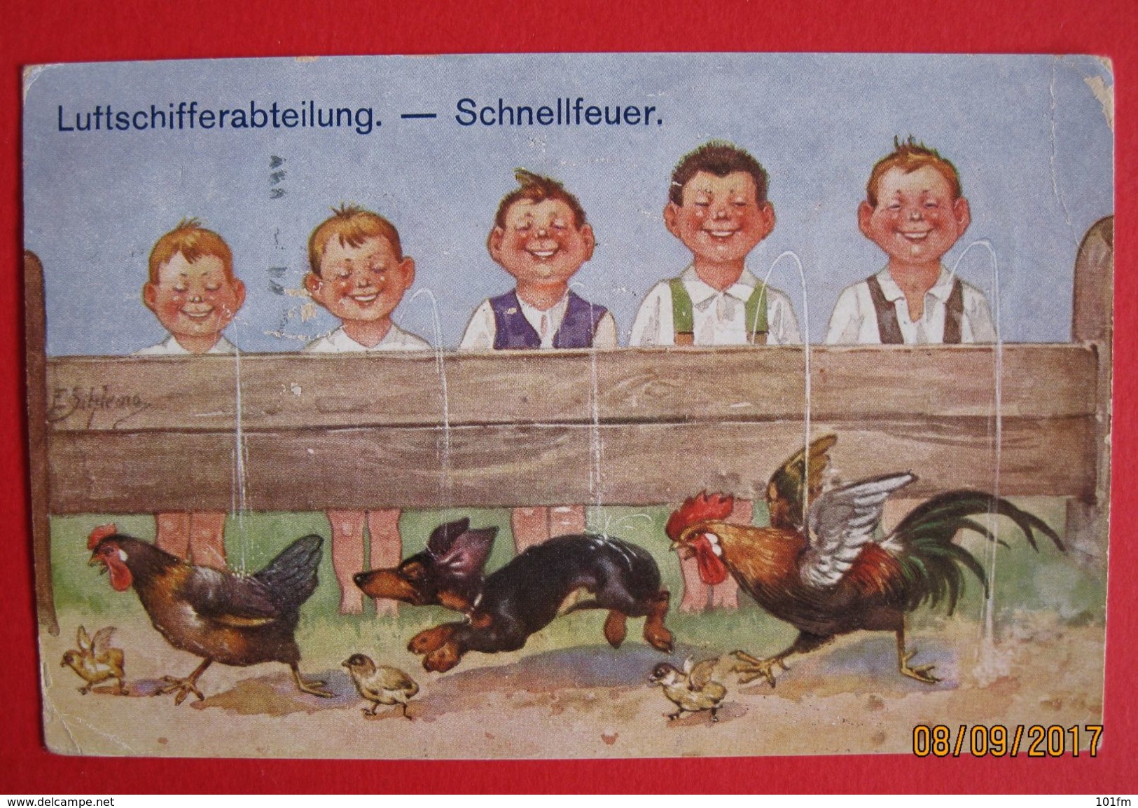 Austrian Humor - Luftschifferabteilung - Schnellfeuer, Graz 1914 - Humour