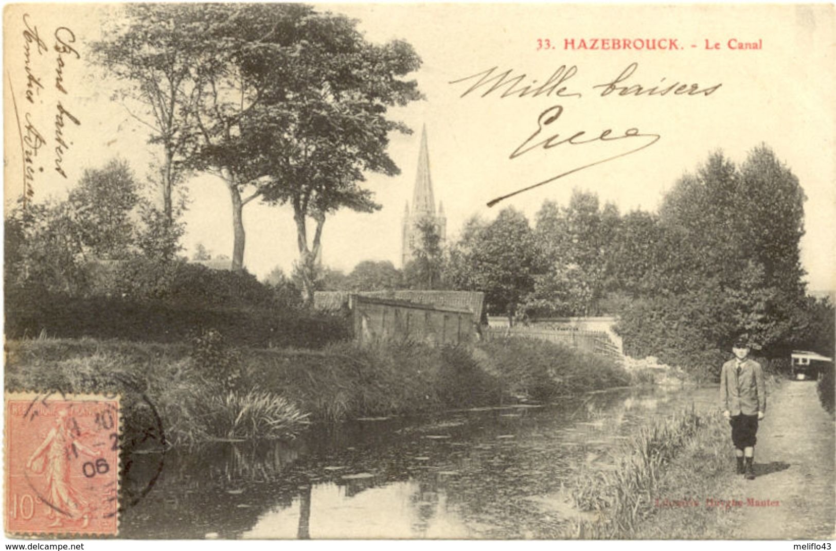 59/CPA A - HazeBrouck - Le Canal - Hazebrouck
