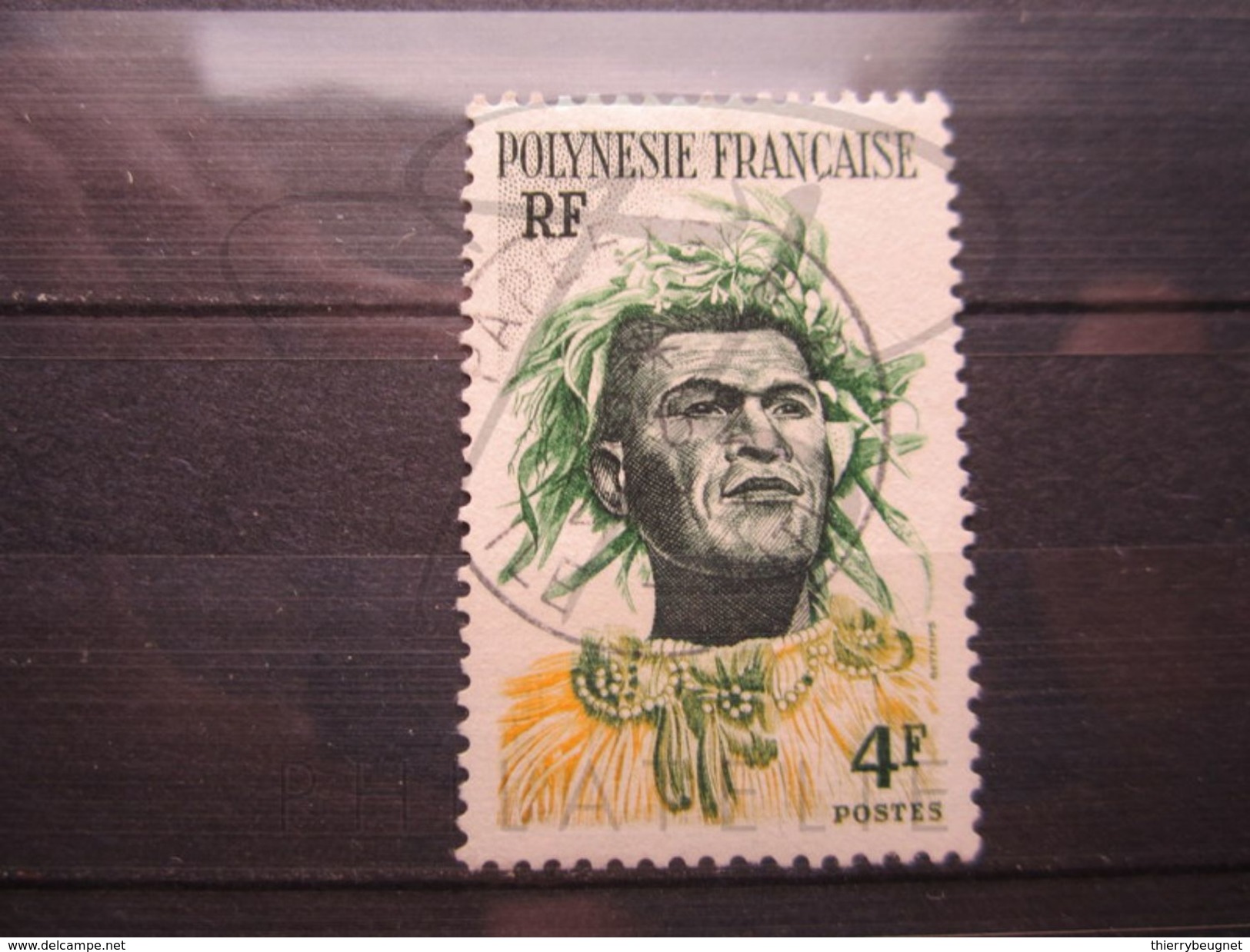 VEND BEAU TIMBRE DE POLYNESIE FRANCAISE N° 5 , OBLITERATION " PAPEETE " !!! - Oblitérés