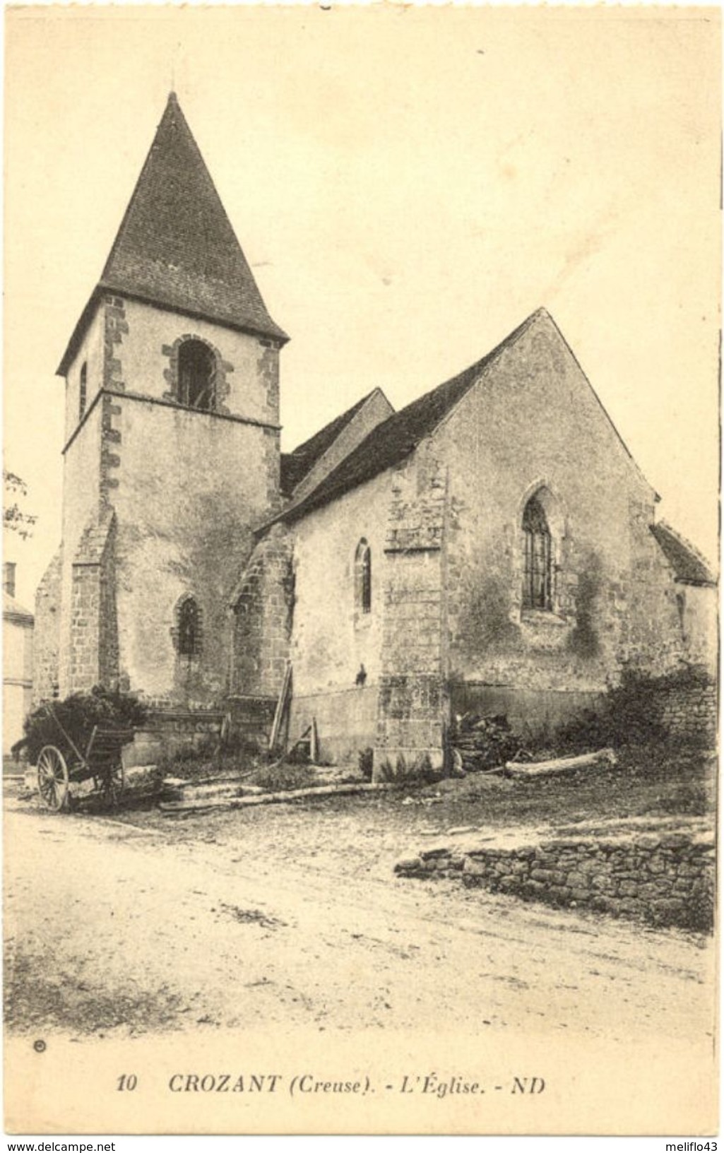 23/CPA - Crozant - L'Eglise - Crozant