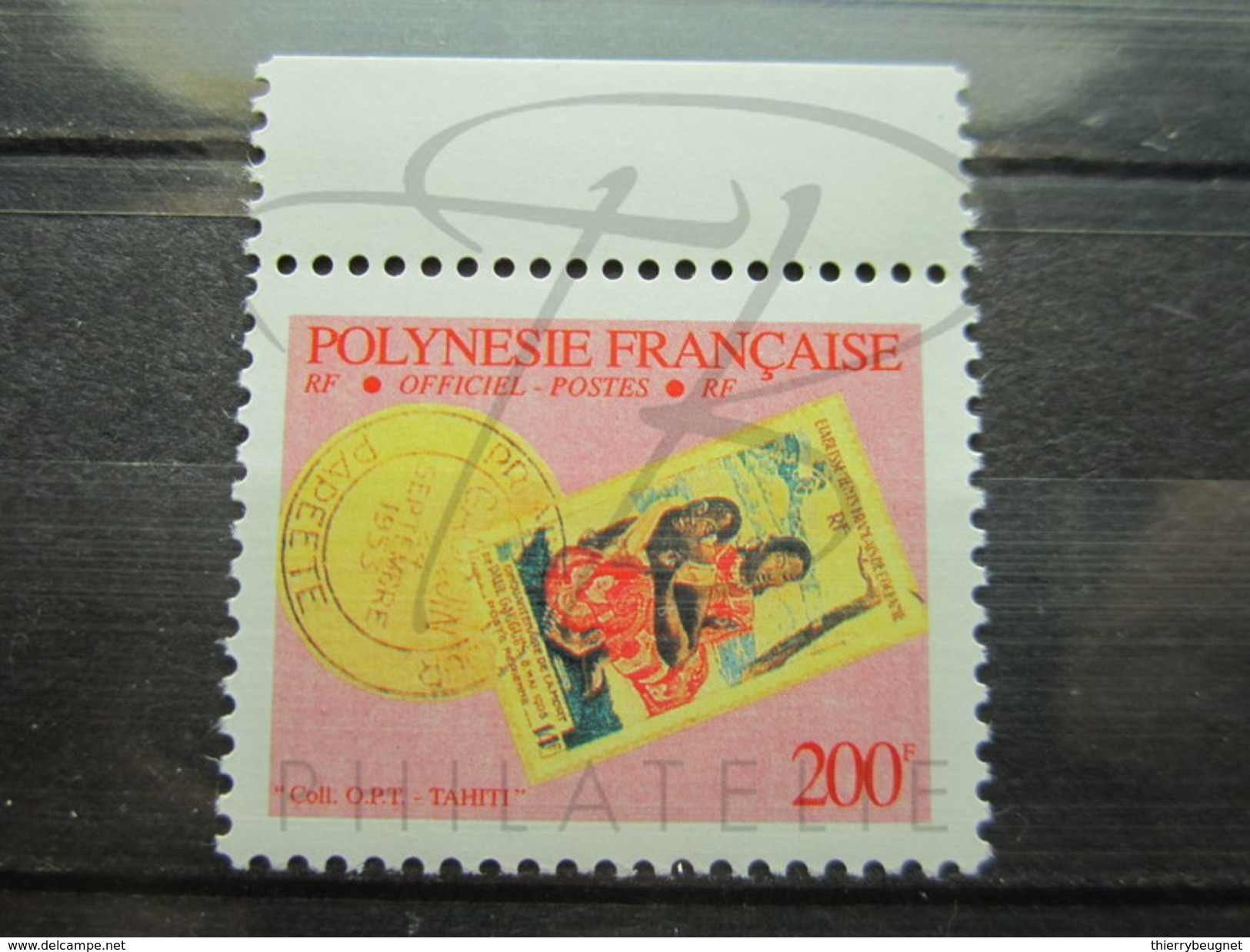 VEND BEAU TIMBRE DE SERVICE DE POLYNESIE FRANCAISE N° 25a +BDF , XX !!! - Oficiales