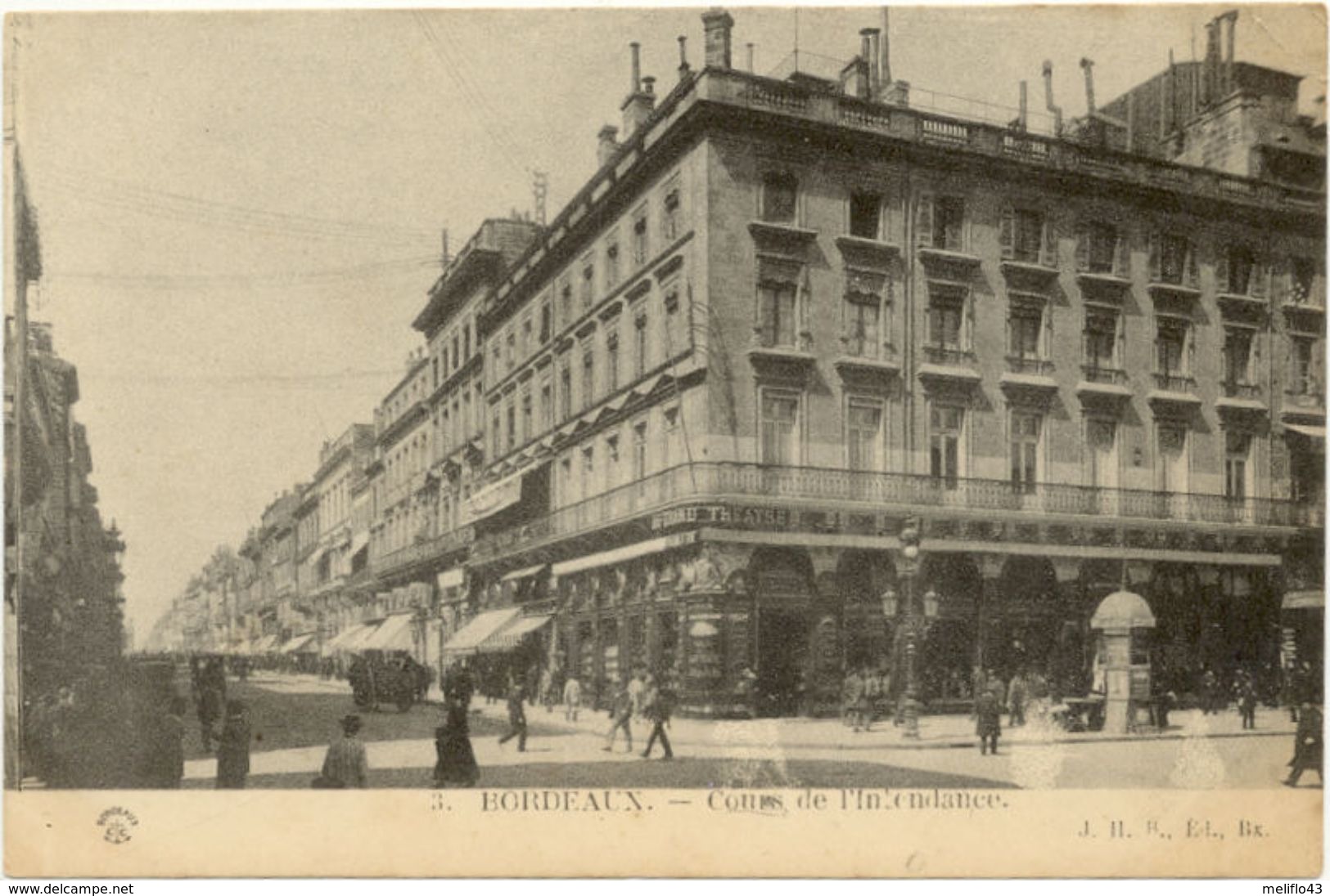 33/CPA A 1900  - Bordeaux - Cours De L'Intendance - Bordeaux