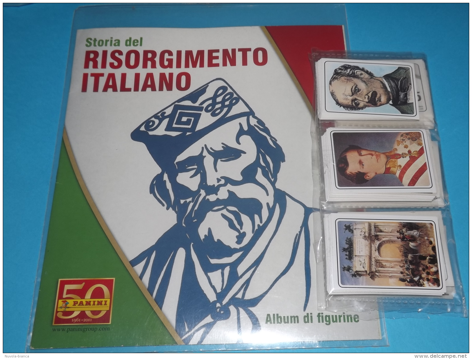 Risorgimento Italiano,,album VUOTO+SET COMPLETO DI TUTTE LE FIGURINE Panini 2011 - Edizione Italiana