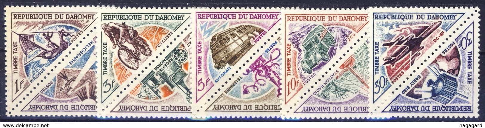 +G1872. Dahomey 1967. Dues. Michel 37-46. MNH(**) - Benin - Dahomey (1960-...)