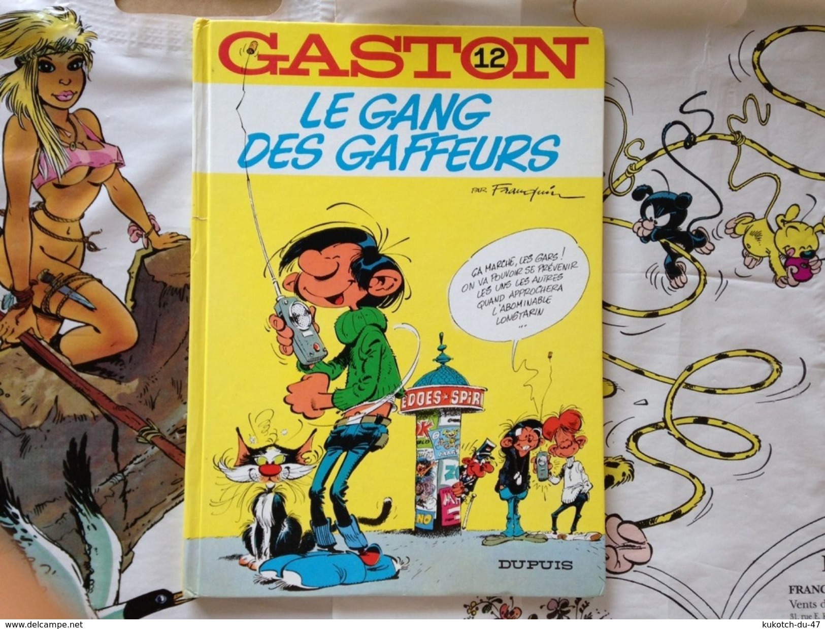 BD Gaston - Le Gang Des Gaffeurs - Franquin (1991) - Gaston