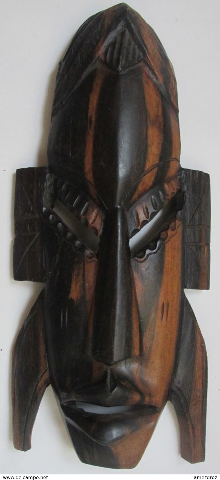 Afrique Centrafrique Petit Masque Environ 15.50 X 35.50 Cm - African Art