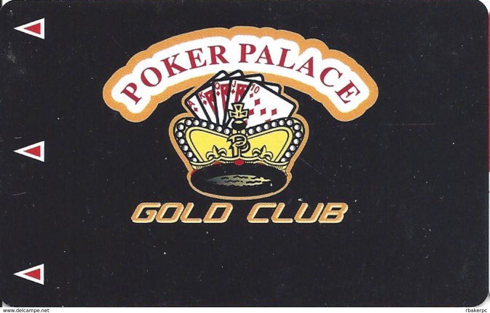 Poker Palace Casino Las Vegas, NV - BLANK Slot Card - 4 Lines Text In First Paragraph - Cartes De Casino