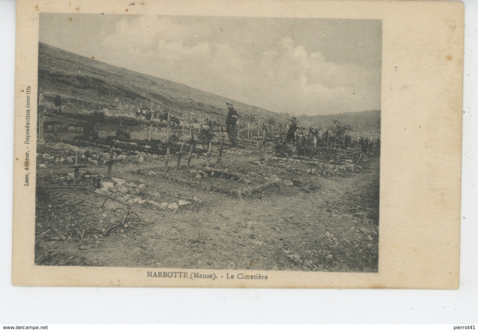 GUERRE 1914-18 - MARBOTTE - Le Cimetière - Guerre 1914-18
