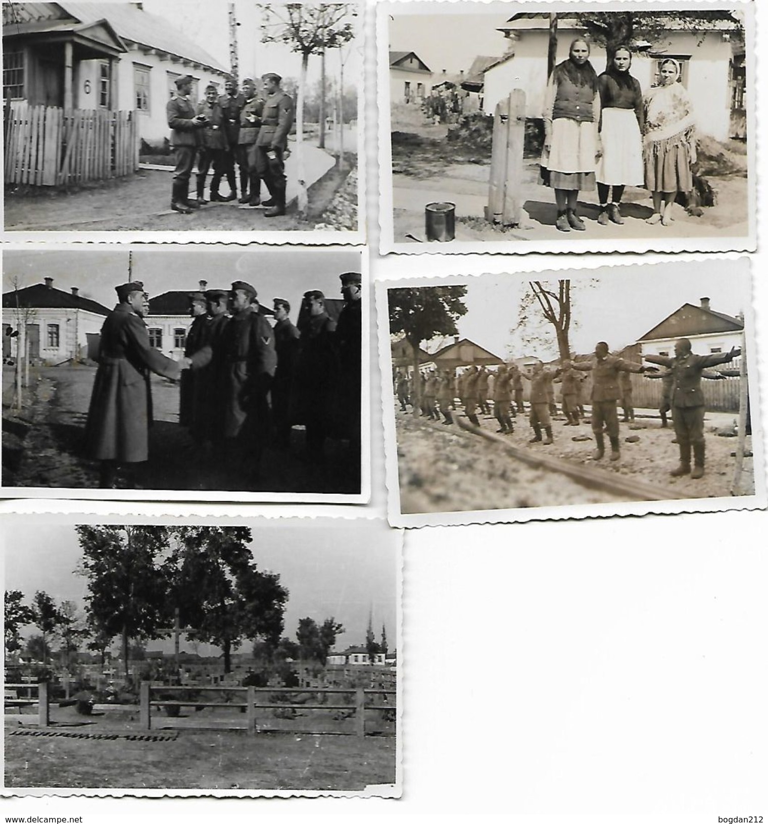 1940/44 - SARNY, 5 Orginal Foto 10X7 Und 9X6cm. 2 Scan - Ukraine