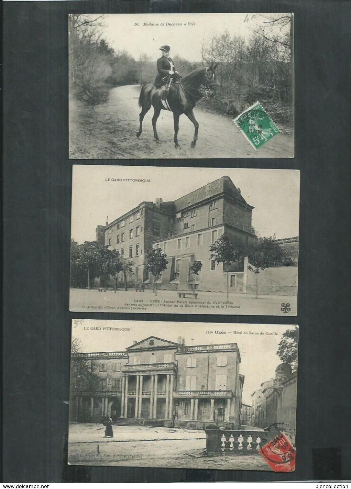 Gard. 100 CPA D'Uzès - 100 - 499 Cartes