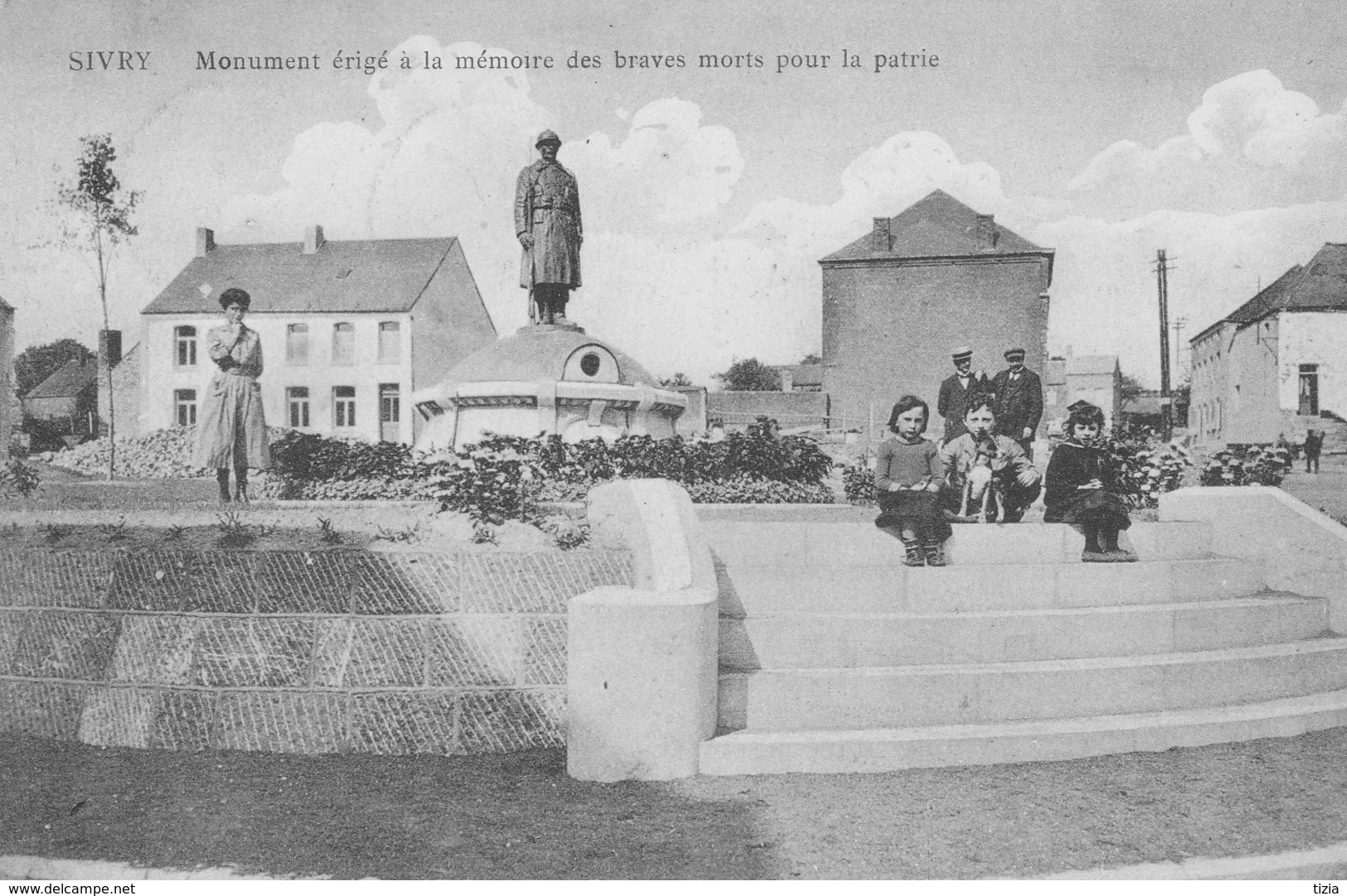Sivry.------ Monument  érigé à La Memoire Des Braves Morts Pour La Patrie+scan - Sivry-Rance
