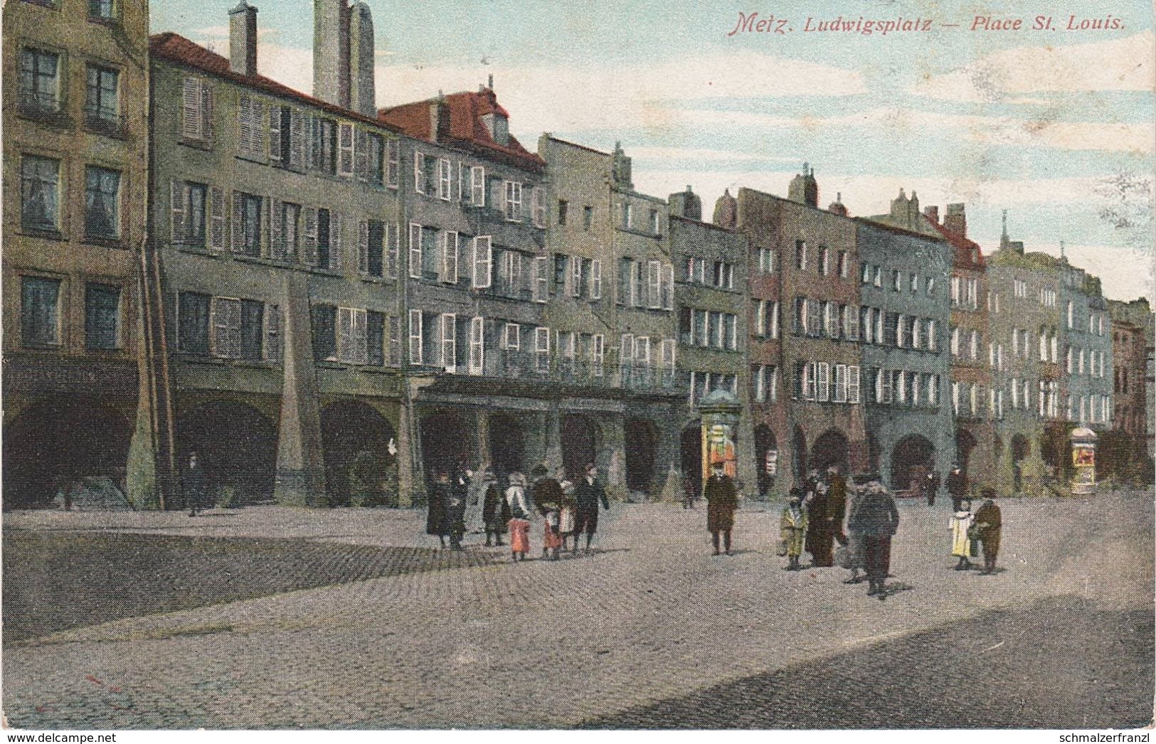 CPA - AK Metz Ludwigsplatz Place St. Sankt Louis Mosel Moselle Lothringen Lorraine A Elsaß Alsace Eupen Malmedy - Lothringen