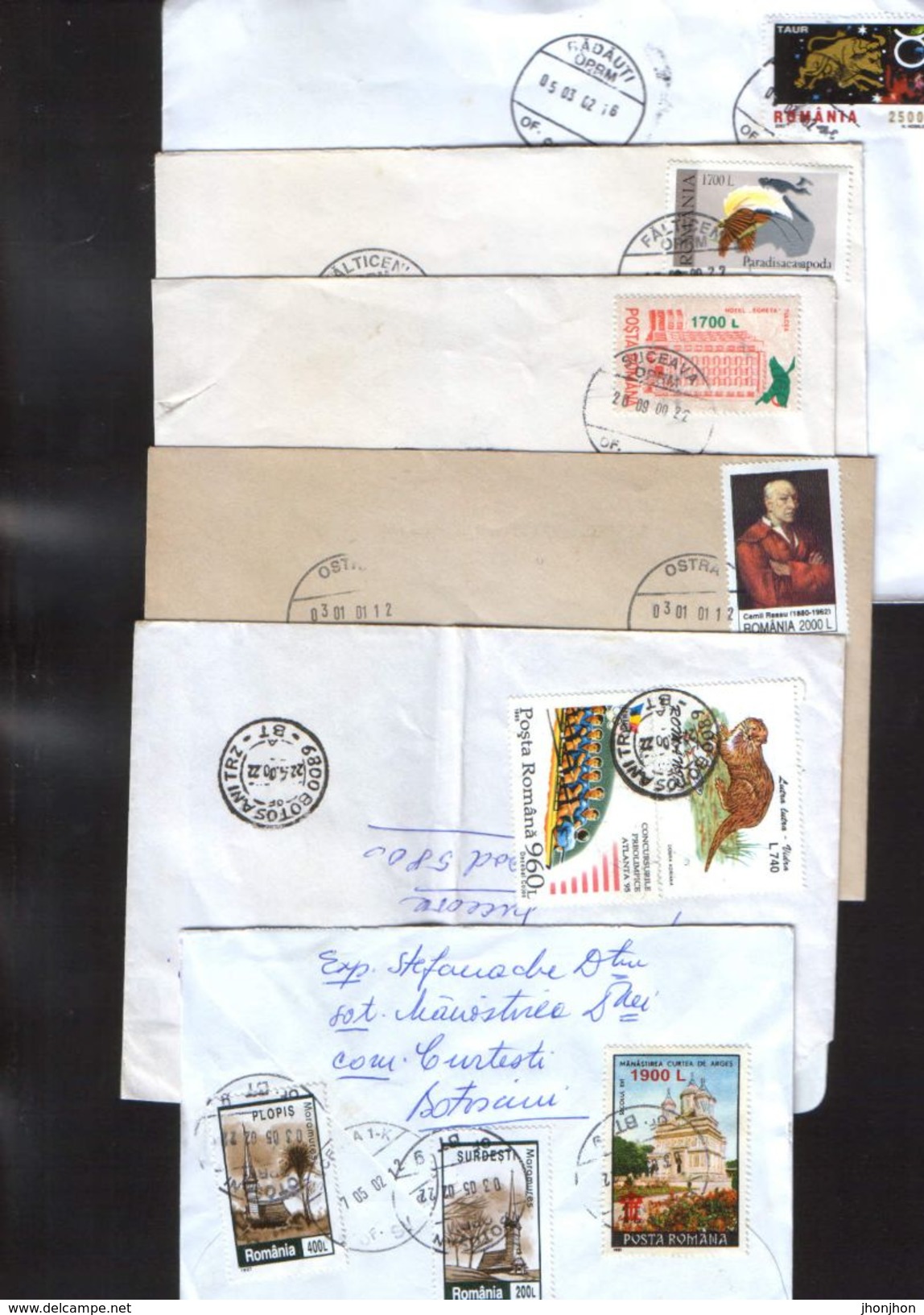 Romania -  Lot Of 50 Letters Circulated Between 1961- 2002  -   9/scans - Covers & Documents