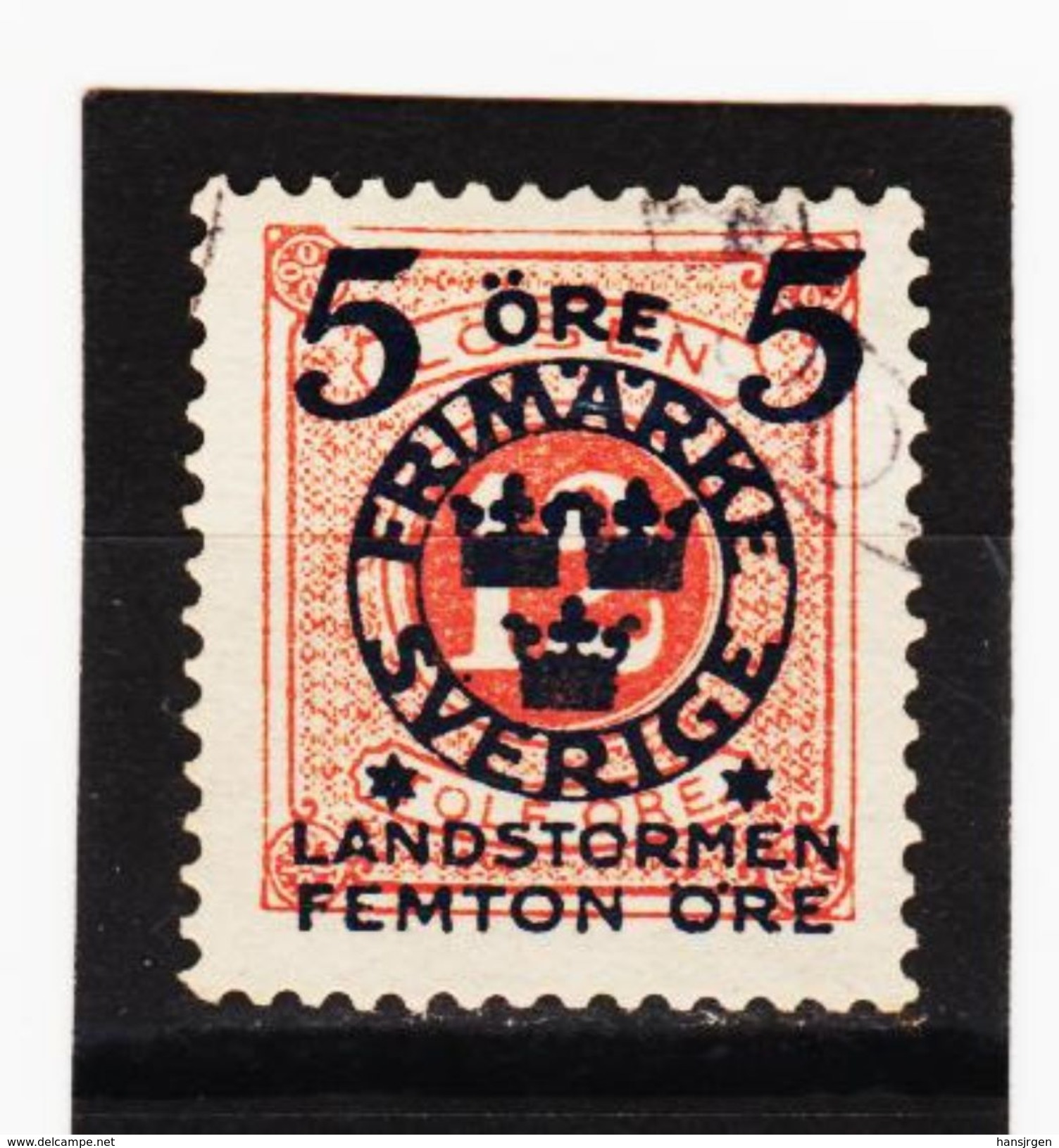 MAG1290 SCHWEDEN  1916 Michl  101  Used / Gestempelt ZÄHNUNG SIEHE ABBILDUNG - Gebraucht