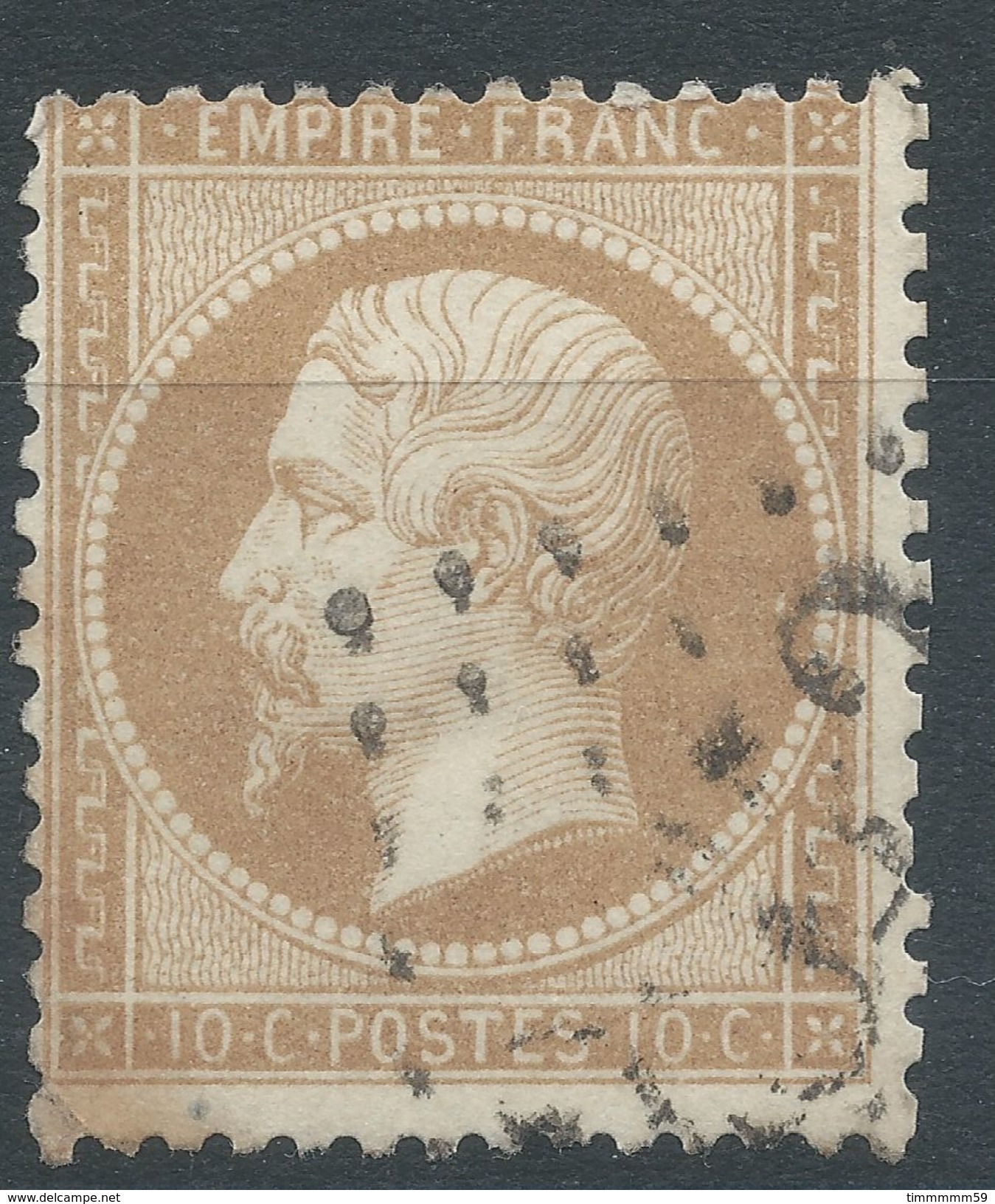 Lot N°36643  N°21, Oblit GC 2342 MAXIMIEUX (1), Ind 4 - 1862 Napoleon III