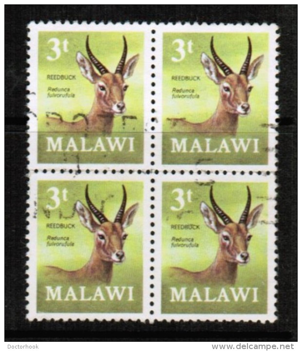 MALAWI   Scott # 150  VF USED BLK. Of 4 - Malawi (1964-...)