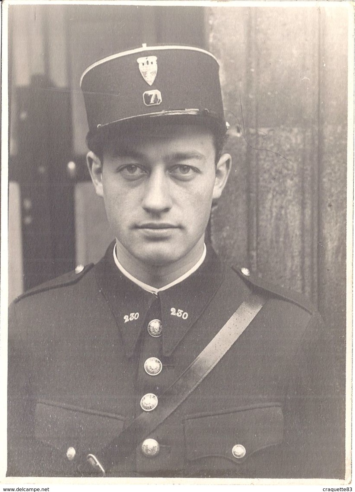 POLICIER DE LA PREFECTURE DE POLICE DE PARIS   Cine Photo René MERCIER PARIS   13X18CM - Oorlog, Militair