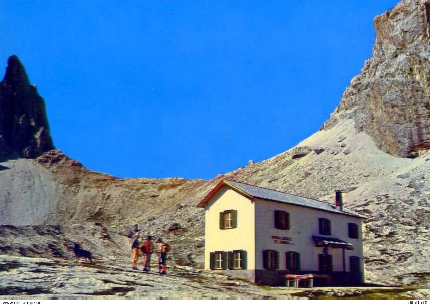 Rifugio Carducci - Forcella Giralba - Club Alpino Italiano Sez. Di Auronzo - 440 - Formato Grande Non Viaggiata &ndash; - Altri & Non Classificati