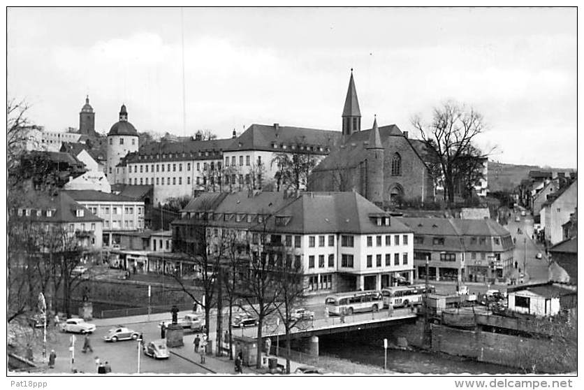 DEUTSCHLAND Allemagne ( Rhénanie Nord West. ) SIEGEN Siegbrücke - Martinikirche Und Unteres CPSM PF Schloss - Germany - Siegen