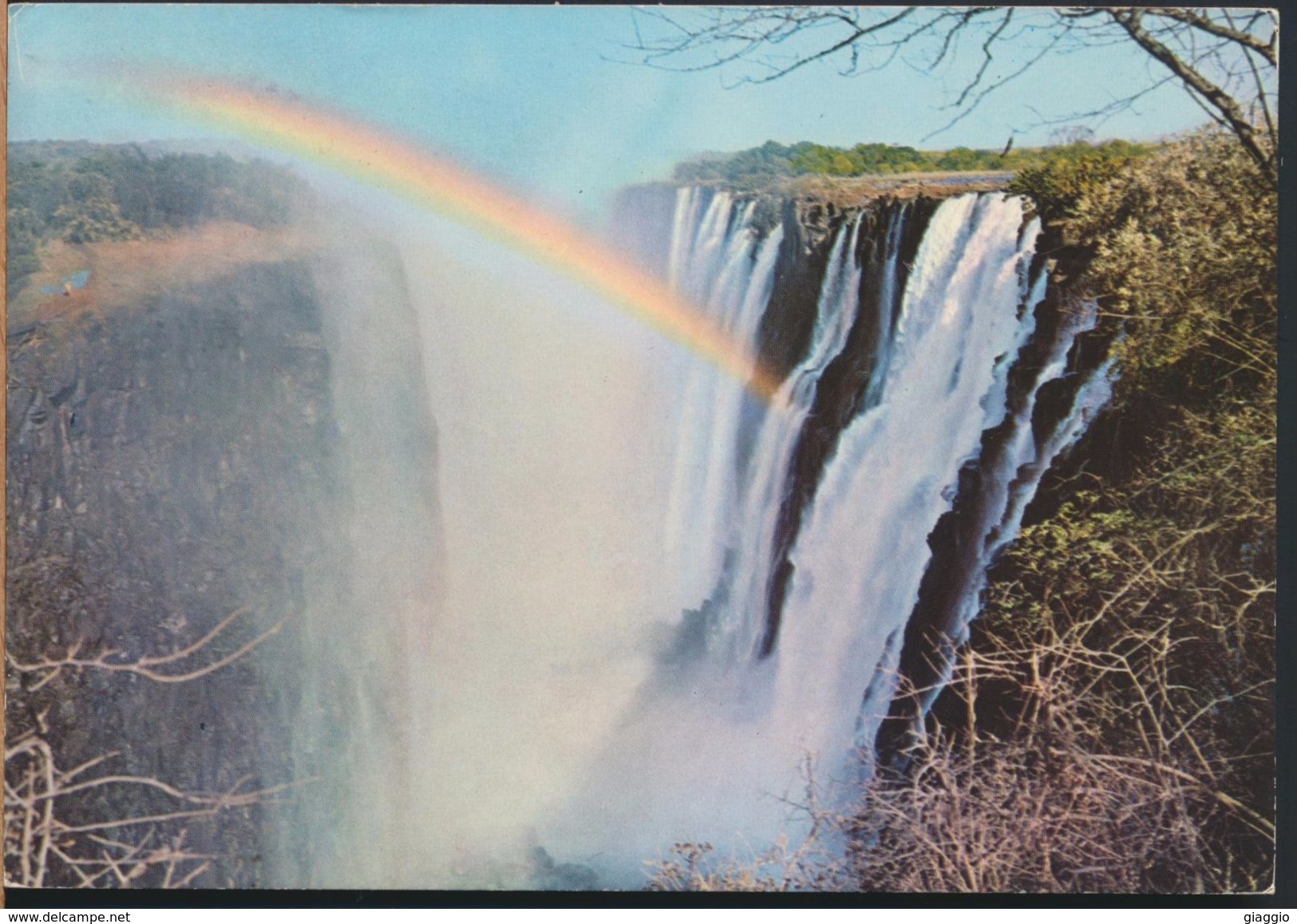 °°° 6570 - ZAMBIA - VICTORIA FALLS - 1971 With Stamps °°° - Zambia