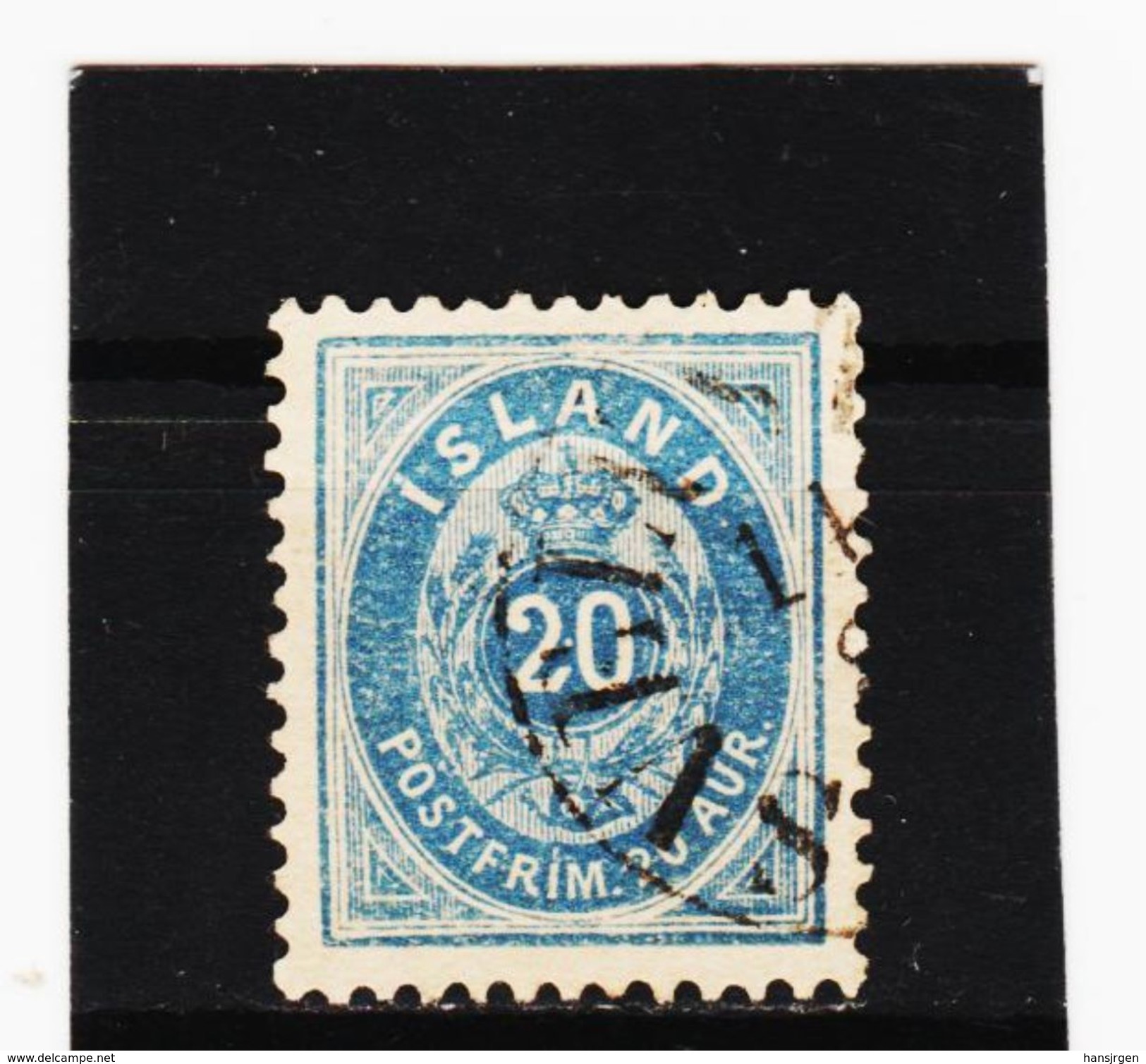 MAG1196  ISLAND 1882  Michl  14 B  Used / Gestempelt  ZÄHNUNG Siehe ABBILDUNG - Gebruikt