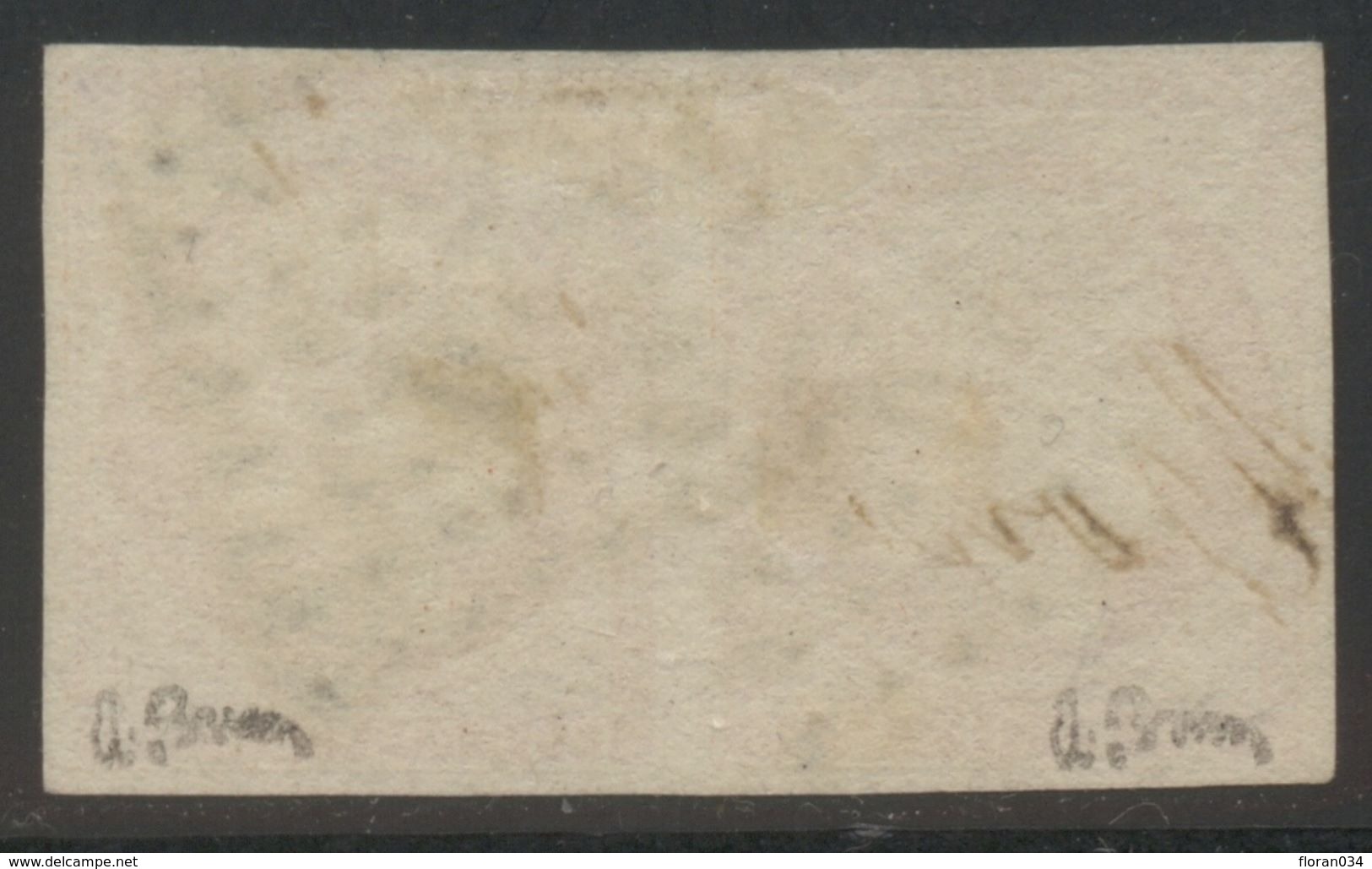 France N° 5a Orange Vif Paire Obl. - Signé A.Brun - Cote 1500 Euros - 1er Choix/TB - 1849-1850 Ceres