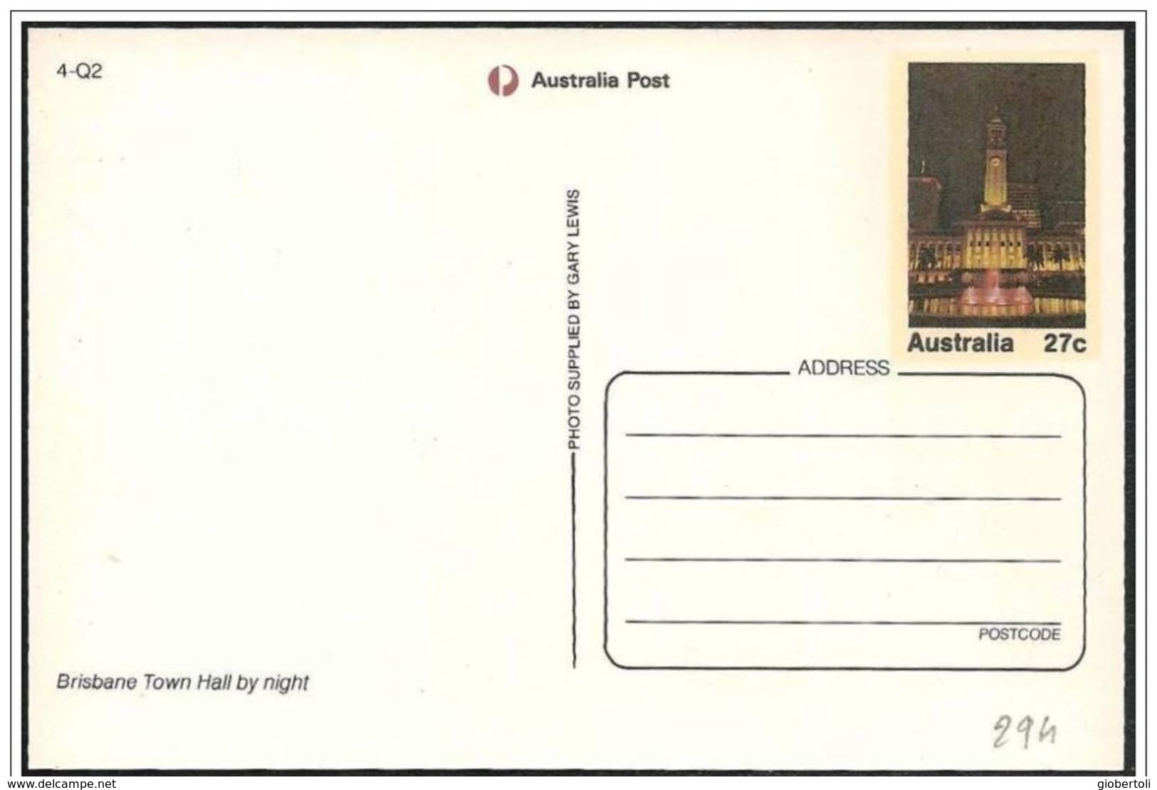 Australia/Australie: Intero, Stationery, Entier, Torre Dell´orologio, Clock Tower, Tour De L´horloge - Orologeria