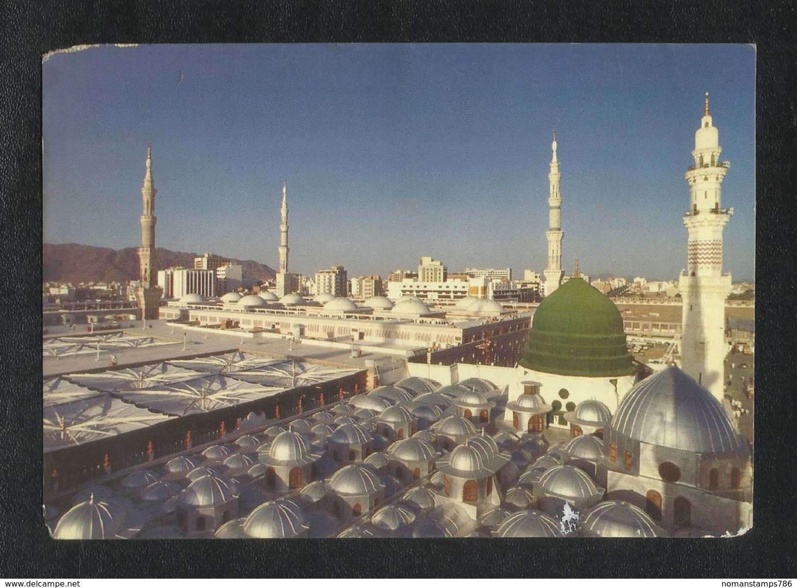 Saudi Arabia Picture Postcard Holy Mosque Medina Madina Islamic View Card - Arabia Saudita